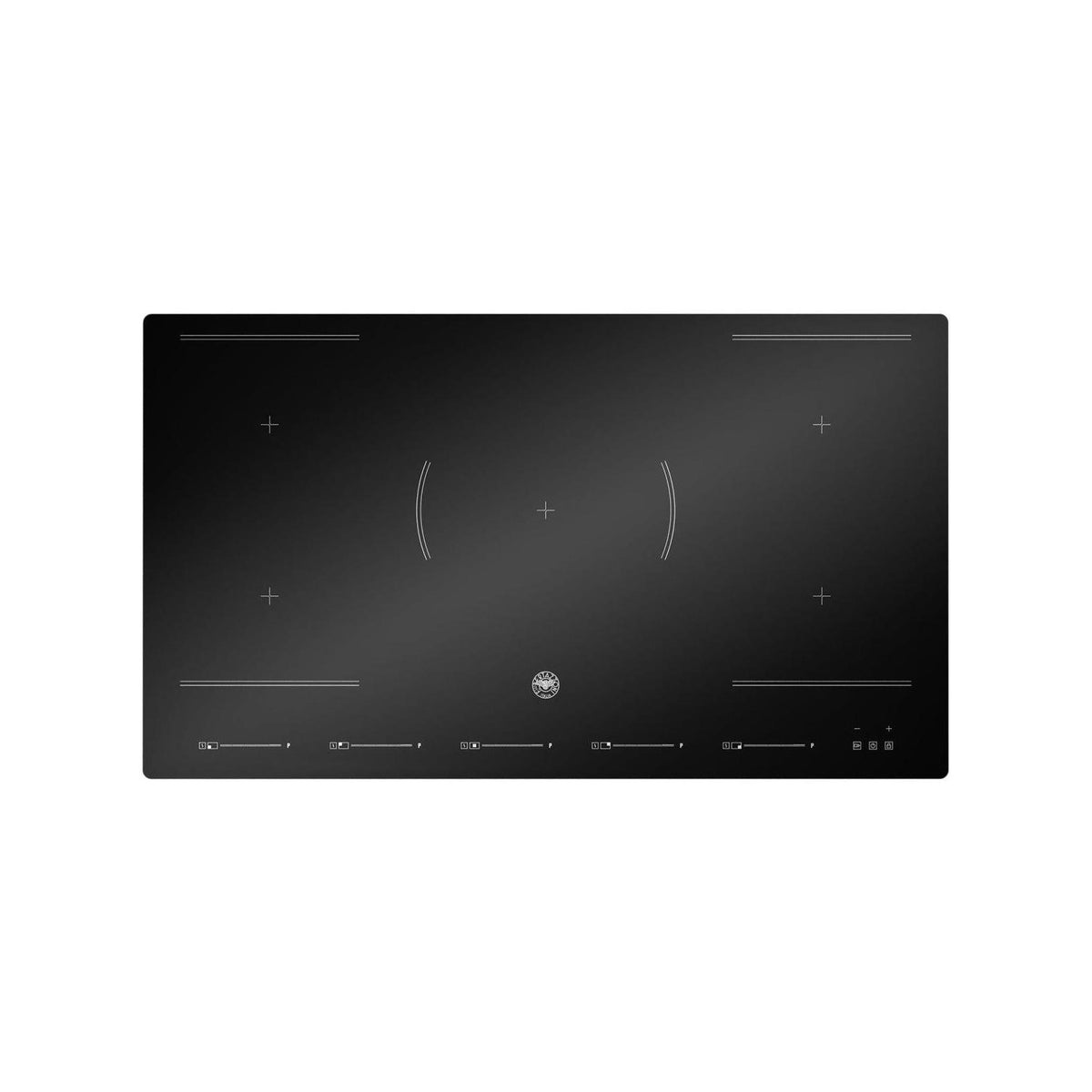 BERTAZZONI P905I2M30NVS Piano cottura a Induzione 90cm, 5 Piastre - Nero