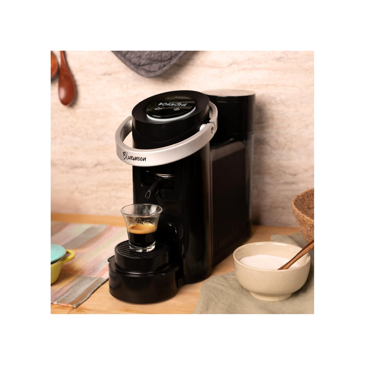 CAFFE BORBONE BLUEMOON/BLK MACCHINA DA CAFFE' 1 TAZZA PER CIALDE - NERO
