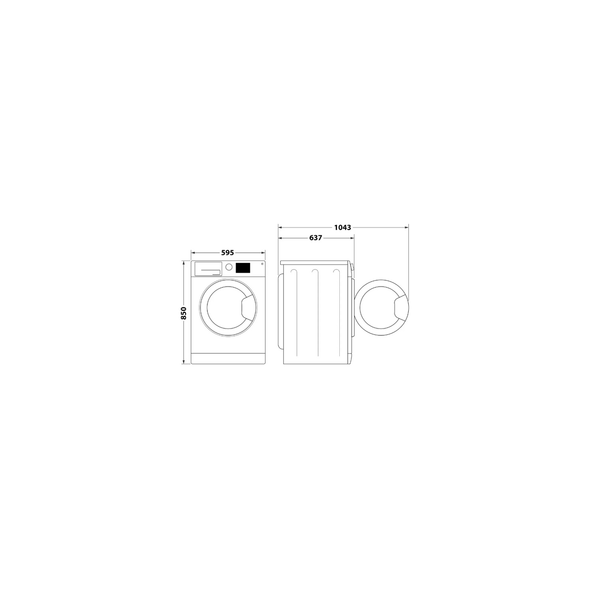 HOTPOINT NF827WK IT LAVATRICE 8KG 1200 GIRI INVERTER CLASSE A