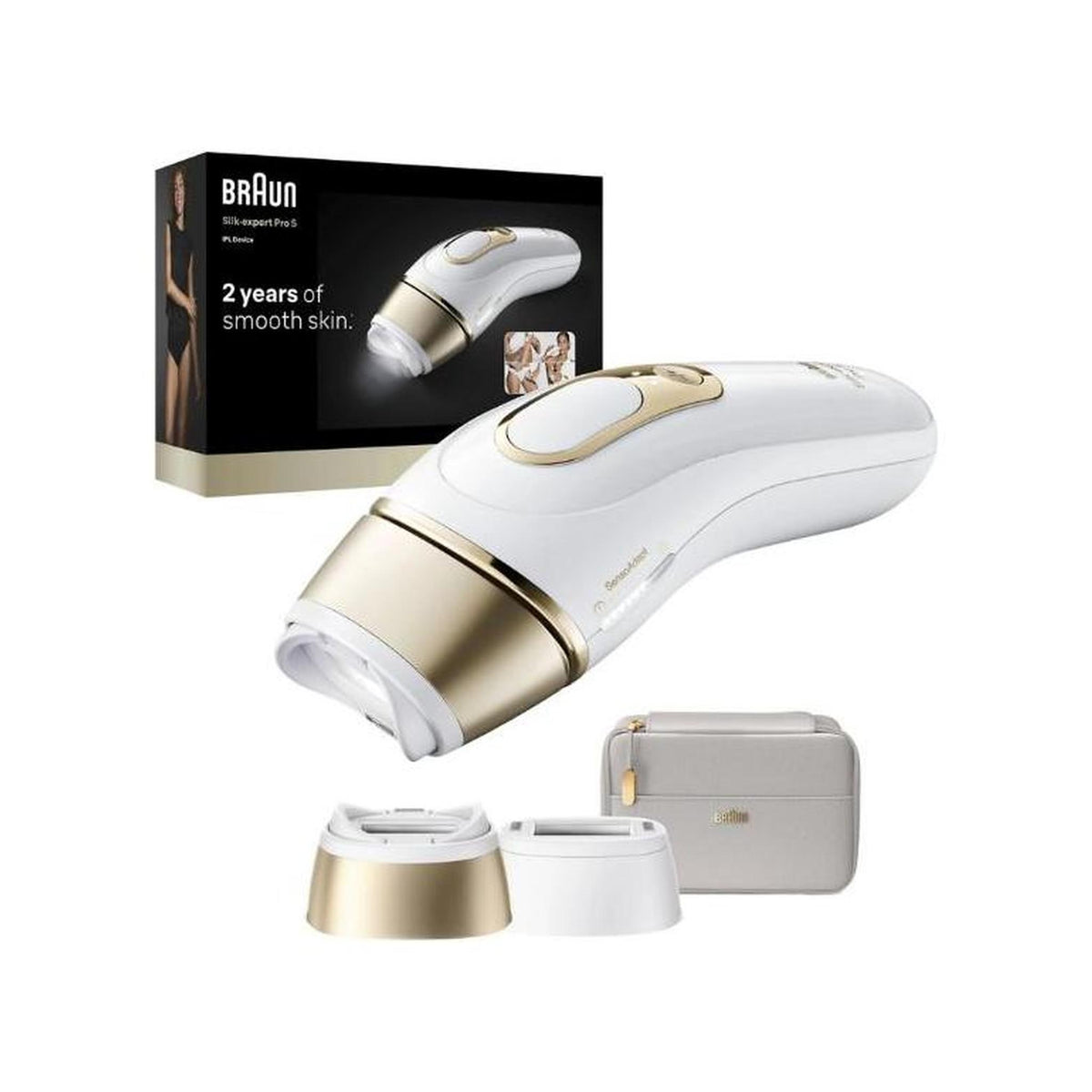 BRAUN SILK EXPERT PRO 5 PL5210 EPILATORE A LUCE PULSATA 10 LIVELLI DI INTENSITÀ