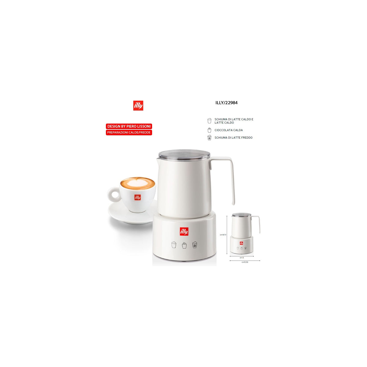 Illy 22984 Montalatte elettrico