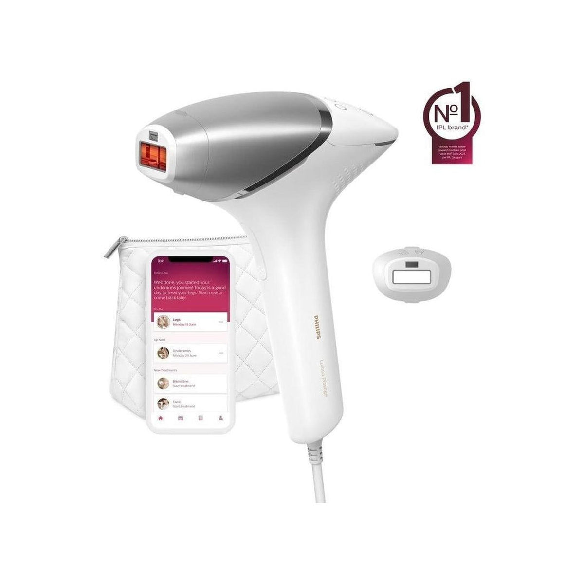 PHILIPS BRI940/00 EPILATORE ELETTRICO A LUCE PULSATA - BIANCO