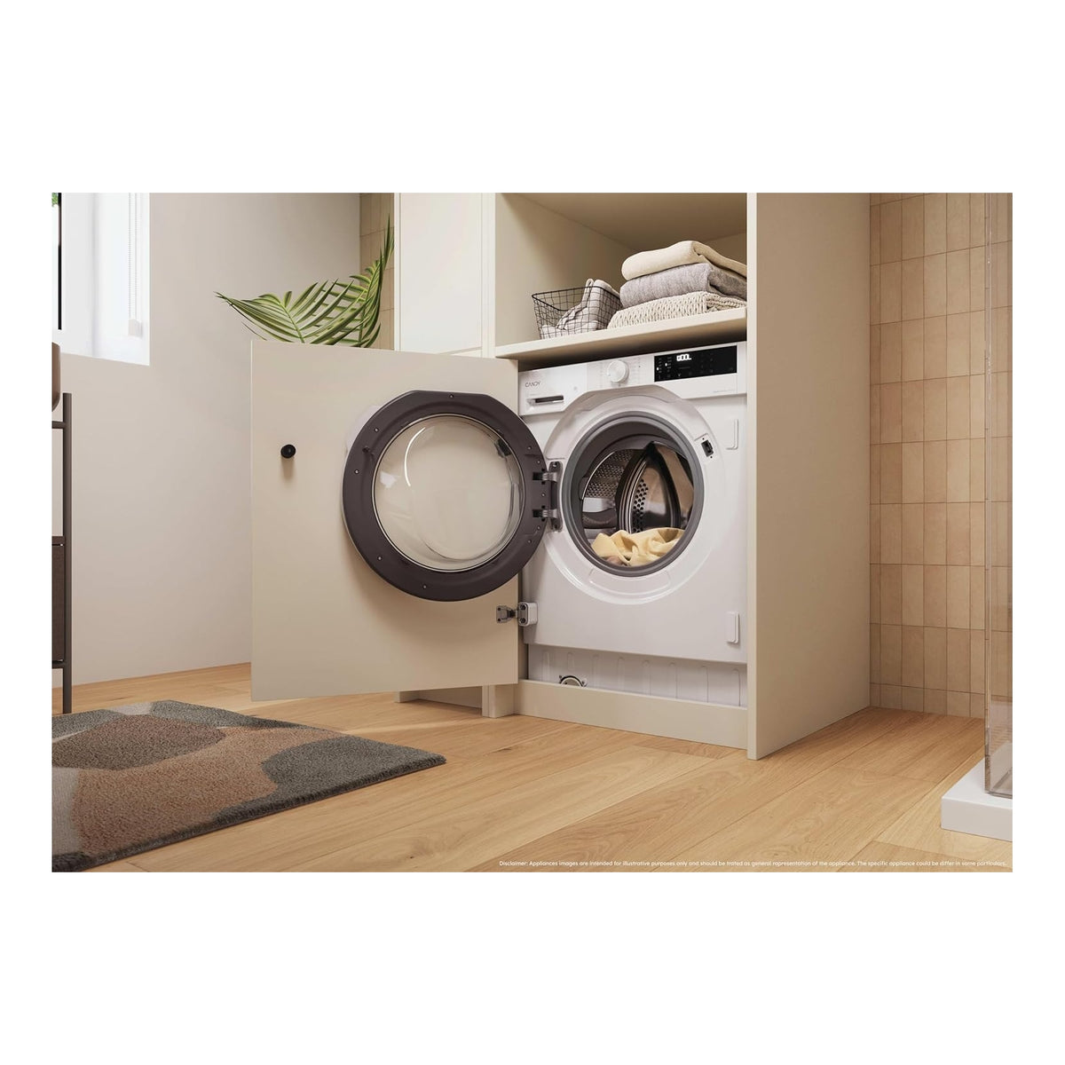 CANDY BC448M4D8J-S LAVATRICE DA INCASSO 8KG 1400 GIRI WIFI CLASSE A