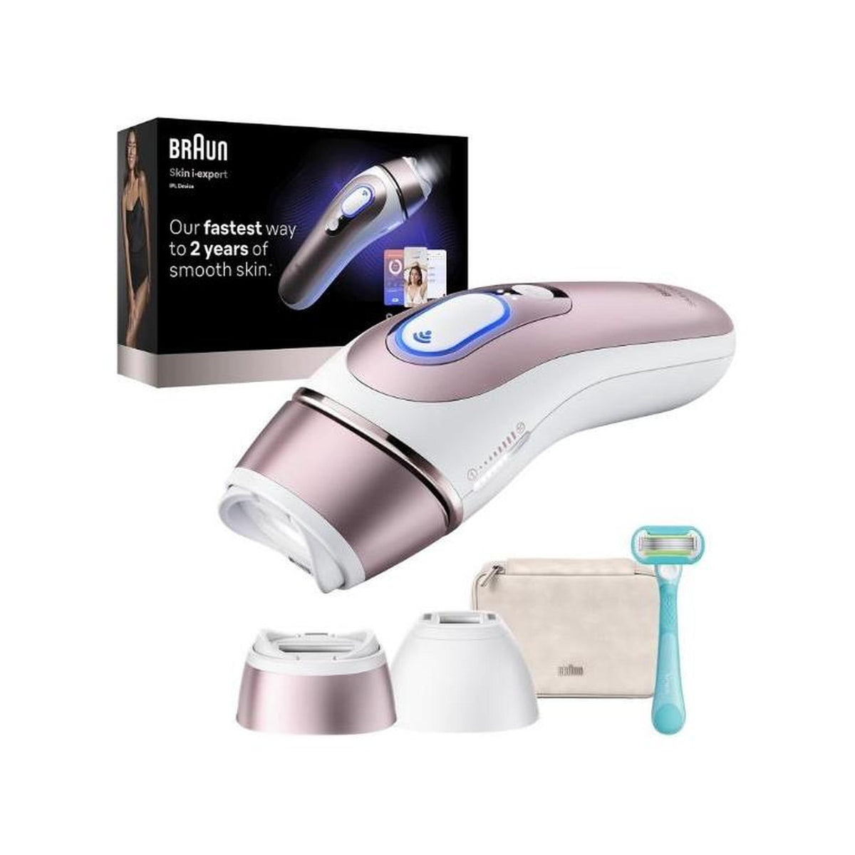 BRAUN SKIN I-EXPERT PL7211 EPILATORE A LUCE PULSATA 10 LIVELLI DI INTENSITÀ