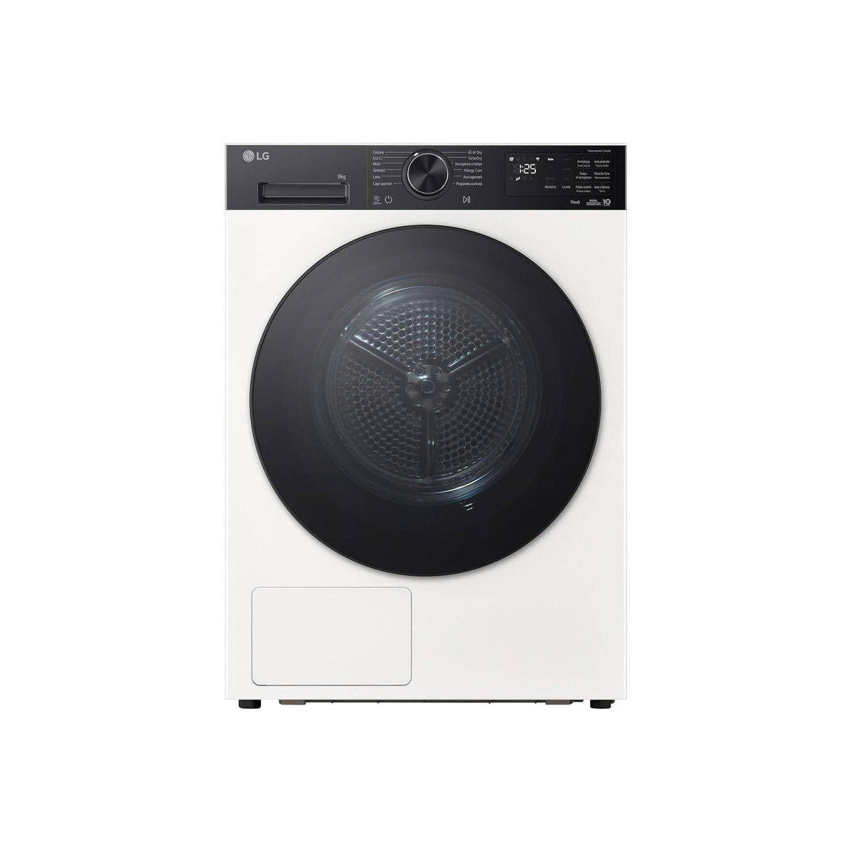 LG RNX5009TWBB ASCIUGATRICE A POMPA DI CALORE 9KG INVERTER CLASSE B