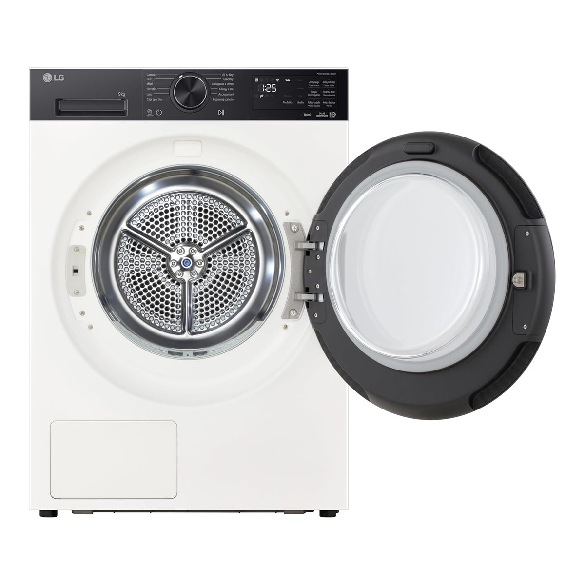 LG RNX5009TWBB ASCIUGATRICE A POMPA DI CALORE 9KG INVERTER CLASSE B