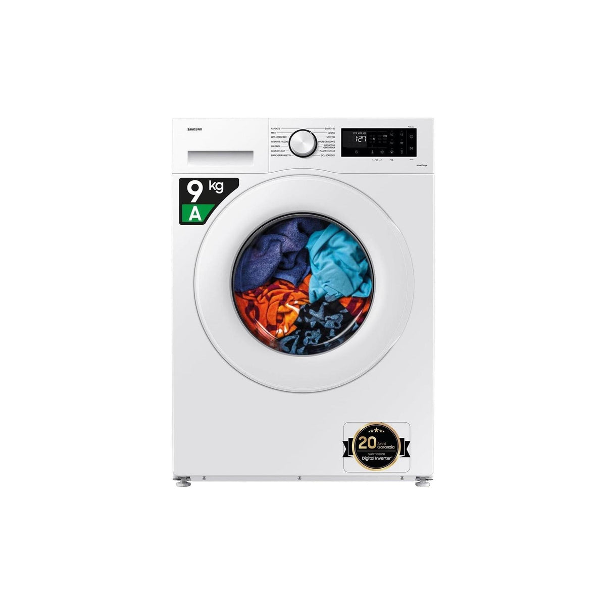 Samsung WW90CGC04DTEET Lavatrice 9 kg Crystal Clean 1400 Giri Classe A