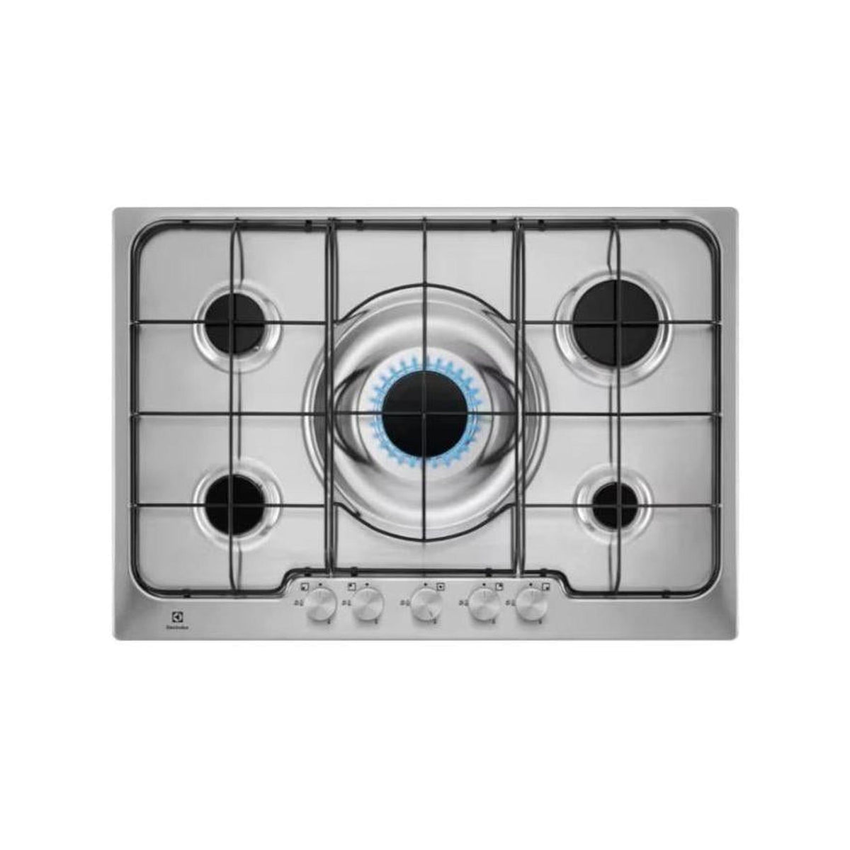 ELECTROLUX PX750XV PIANO COTTURA DA INCASSO 75CM 5 FUOCHI A GAS INOX - PROMO