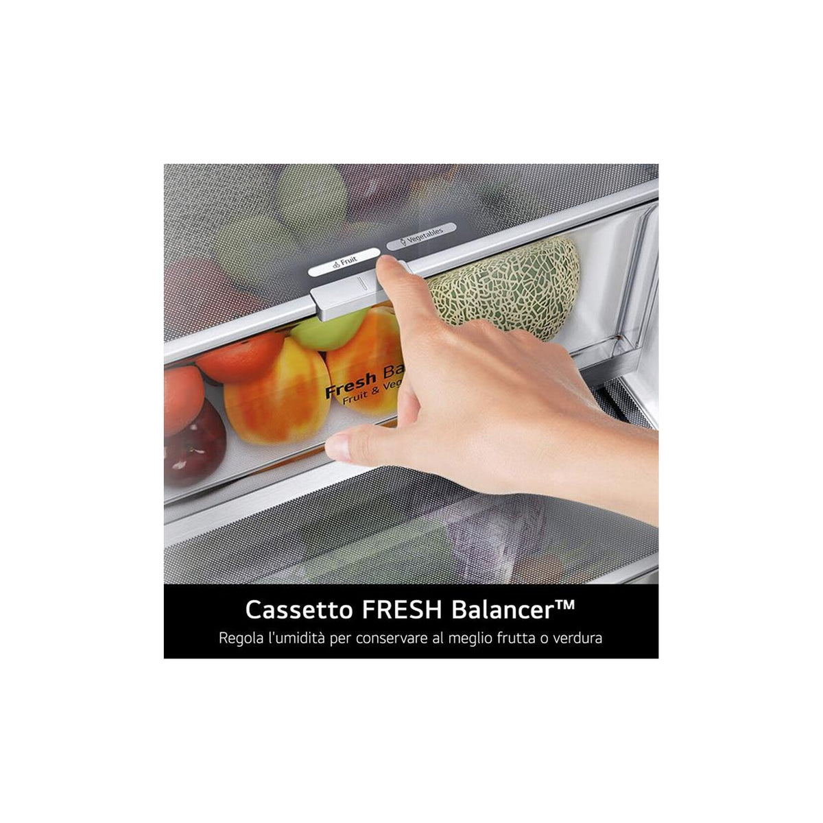 LG GBBW322CPY FRIGORIFEERO COMBINATO 465LT TOTAL NO FROST CLASSE C COLORE ARGENTO