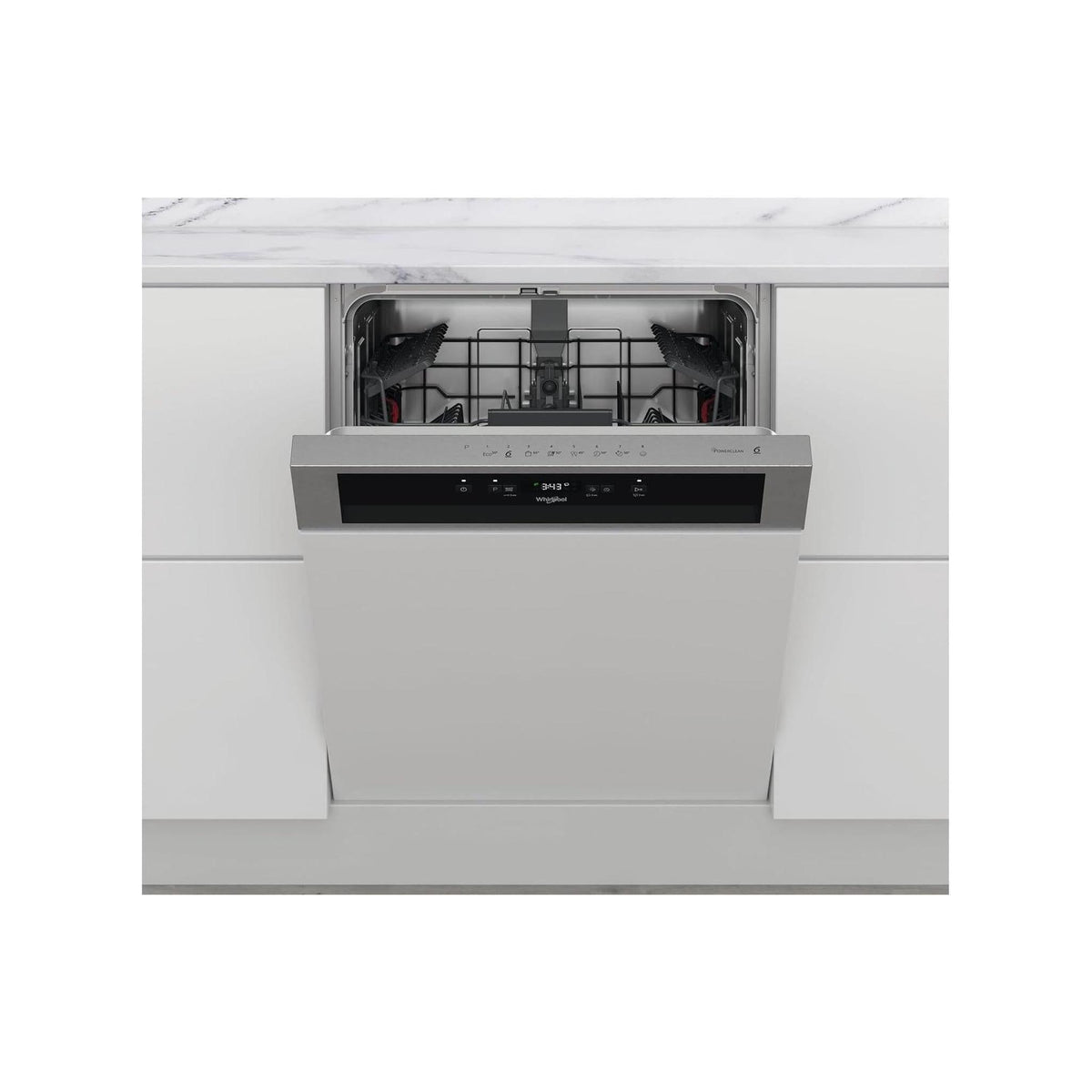 Whirlpool WB 6020 P X Lavastoviglie da incasso a scomparsa parziale 14 coperti classe E - WB6020PX