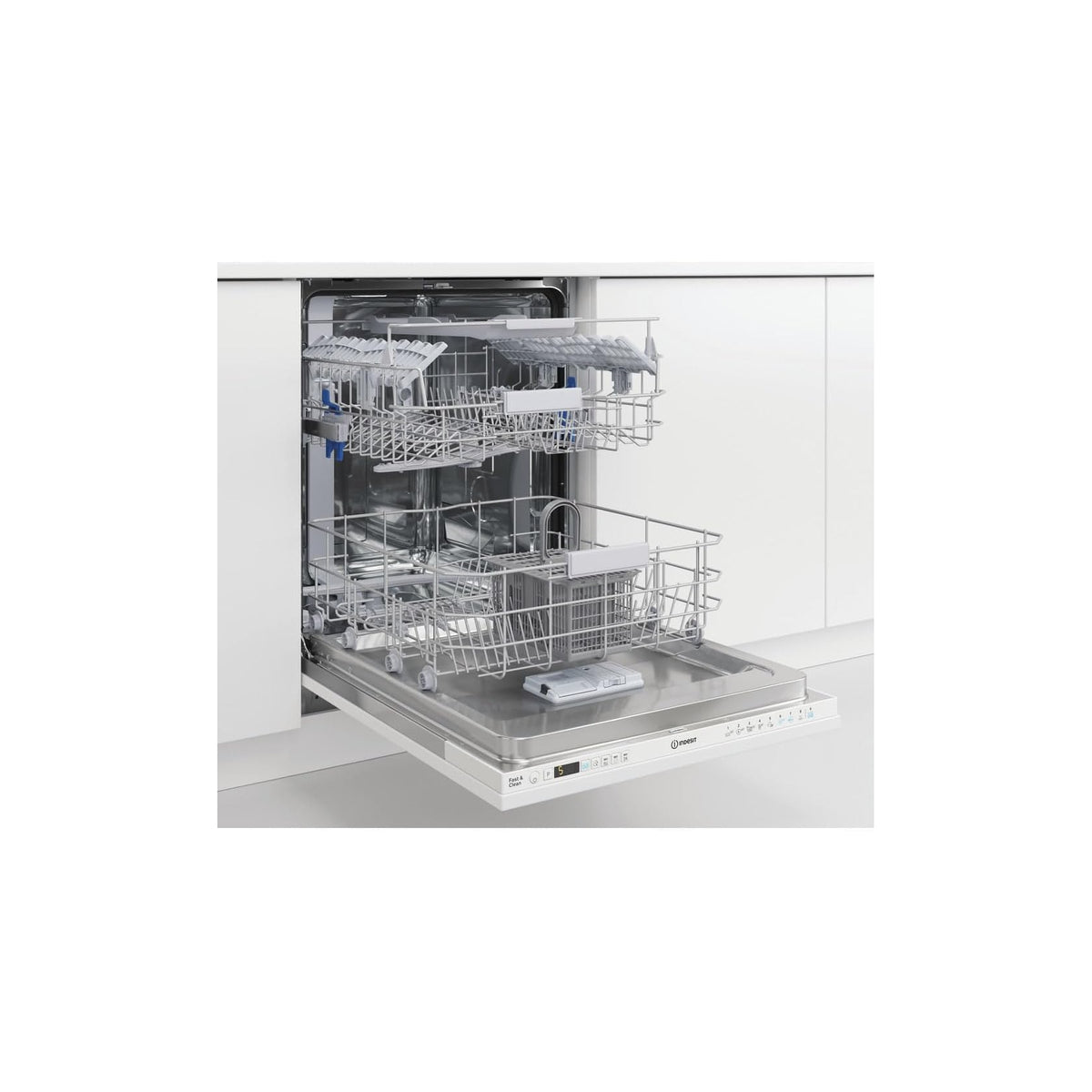 INDESIT DIO 3C24 AC E Lavastoviglie da Incasso a Scomparsa totale, 14 Coperti, Classe E - DIO3C24ACE