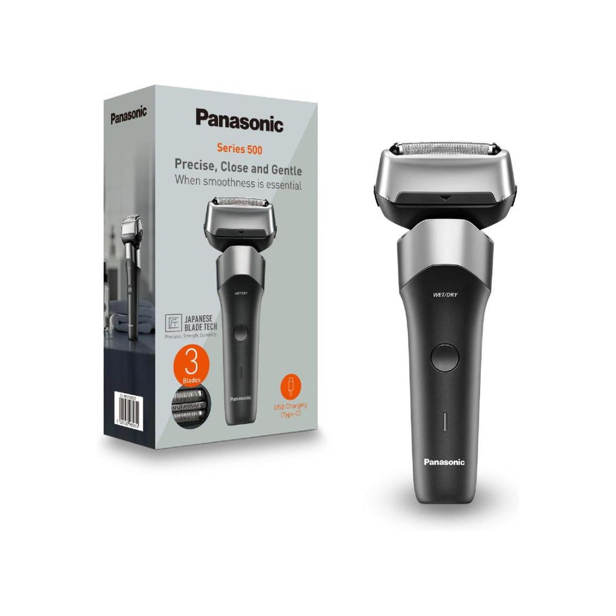 PANASONIC ES-RM3FXK503 RASOIO WET&DRY A 3 LAME RICARICABILE
