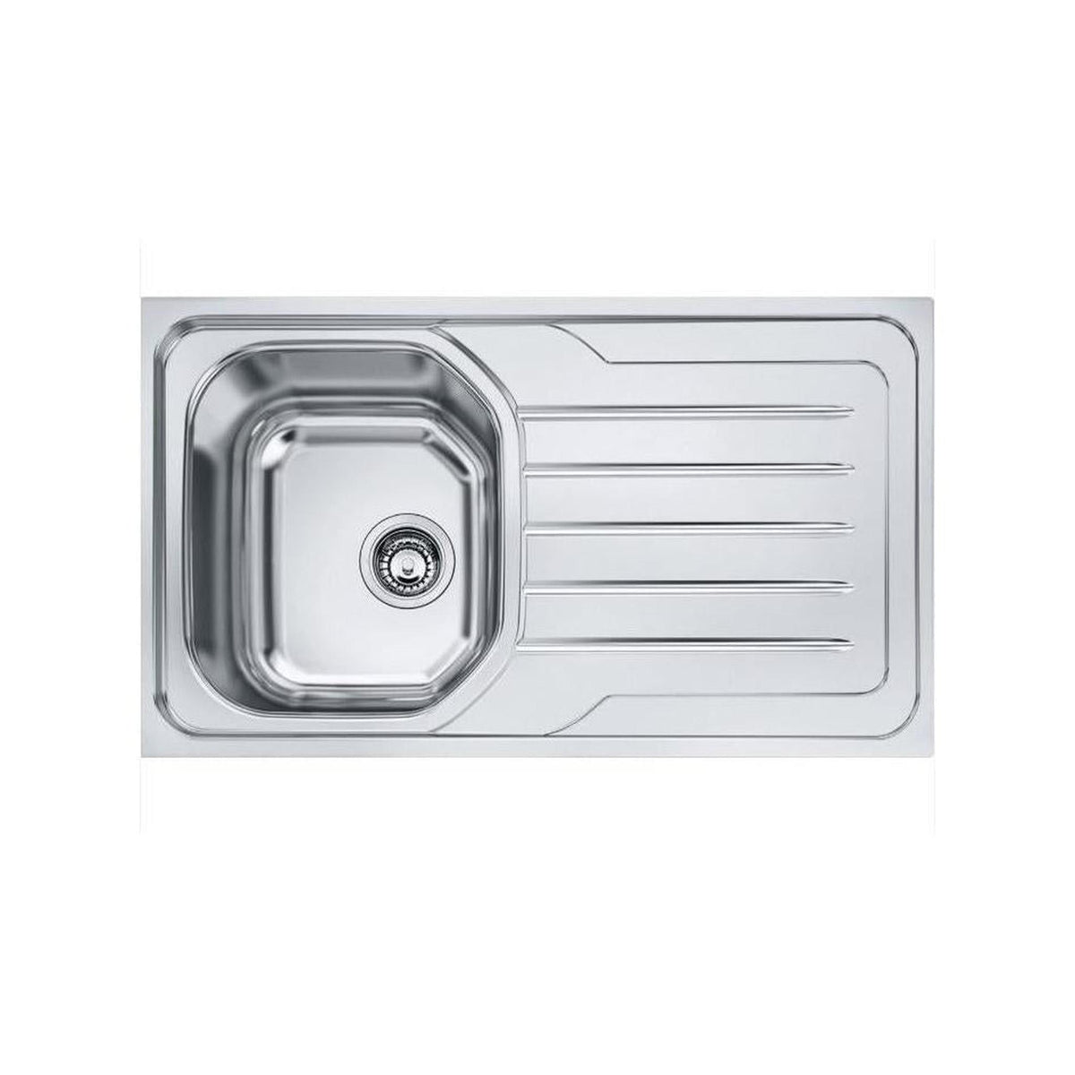 FRANKE OLN 611/86-G Lavello 1 Vasca con Gocciolatoio a Destra 86x50Cm - Inox - 101.0564.775