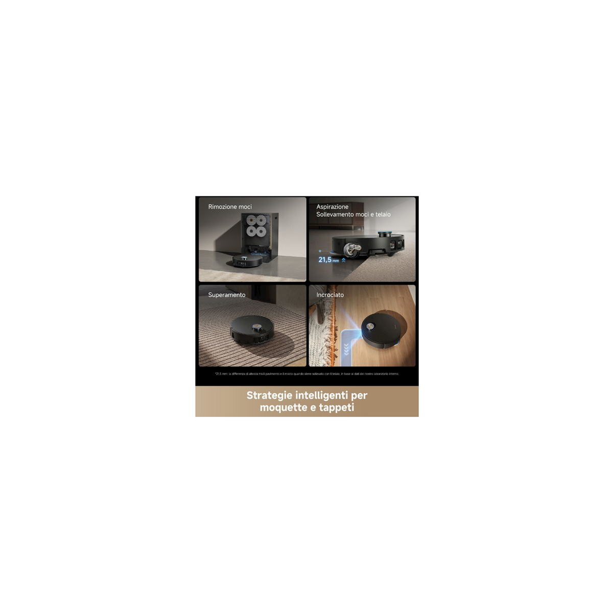 DREAME MATRIX 10 ULTRA BK ROBOT ASPIRAPOLVERE COMBO ASPIRA E LAVA - MATRIX10ULTRABK