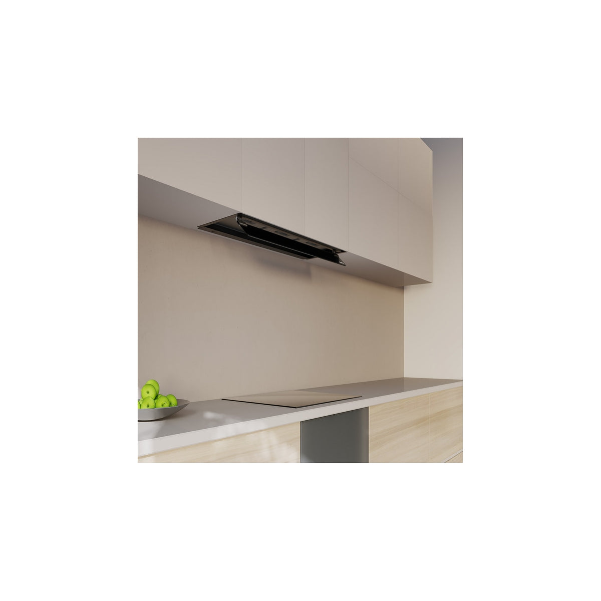 SILVERLINE 3129.9.733.28 Cappa ad Incasso Aspirante 90cm Inside 3 Drop Control - Nera