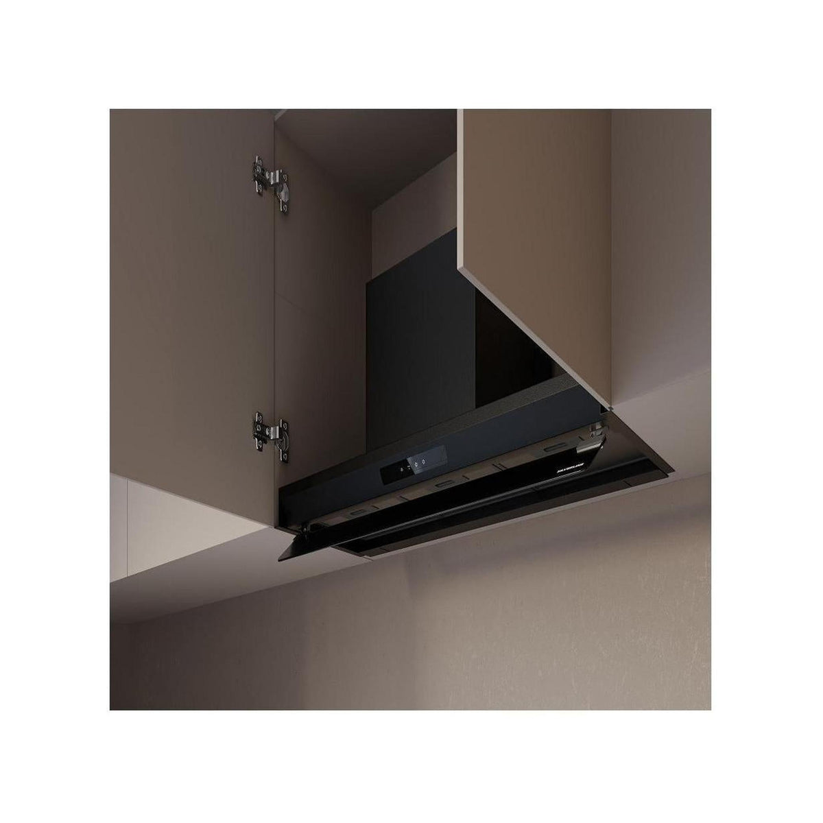 SILVERLINE 3129.9.733.28 Cappa ad Incasso Aspirante 90cm Inside 3 Drop Control - Nera