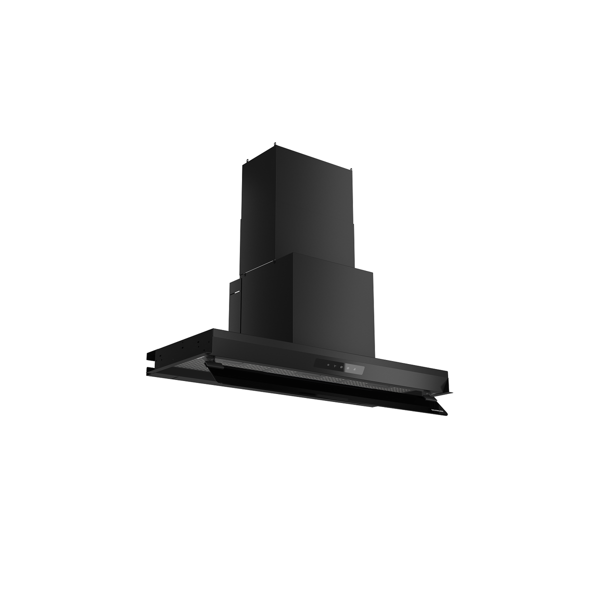 SILVERLINE 3129.9.733.28 Cappa ad Incasso Aspirante 90cm Inside 3 Drop Control - Nera