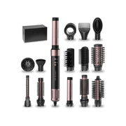 Cecotec CERAMICCARE14IN1/BLK Spazzola ad Aria Calda, 14 Accessori, Nero