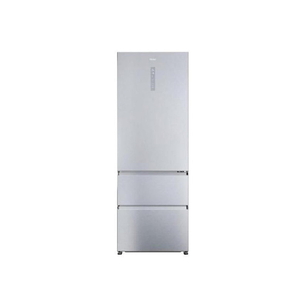 HAIER HTR5720ENMG FRIGORIFERO COMBINATO 3 PORTE 483 LT NO FROST CLASSE E ARGENTO