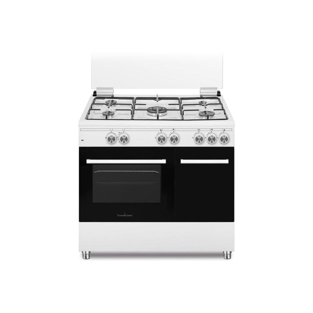 SCHAUB LORENZ SS941GEW CUCINA 90X60 5 FUOCHI FORNO A GAS - BIANCA