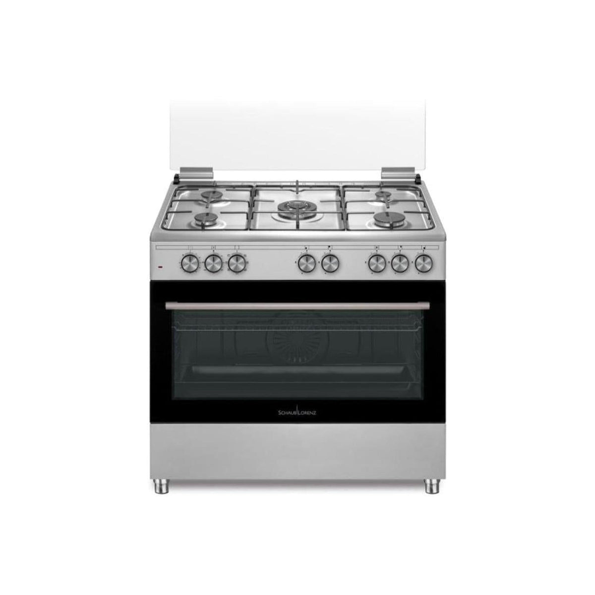 SCHAUB LORENZ SS941MFGVEX CUCINA 90X60 5 FUOCHI FORNO A GAS - INOX