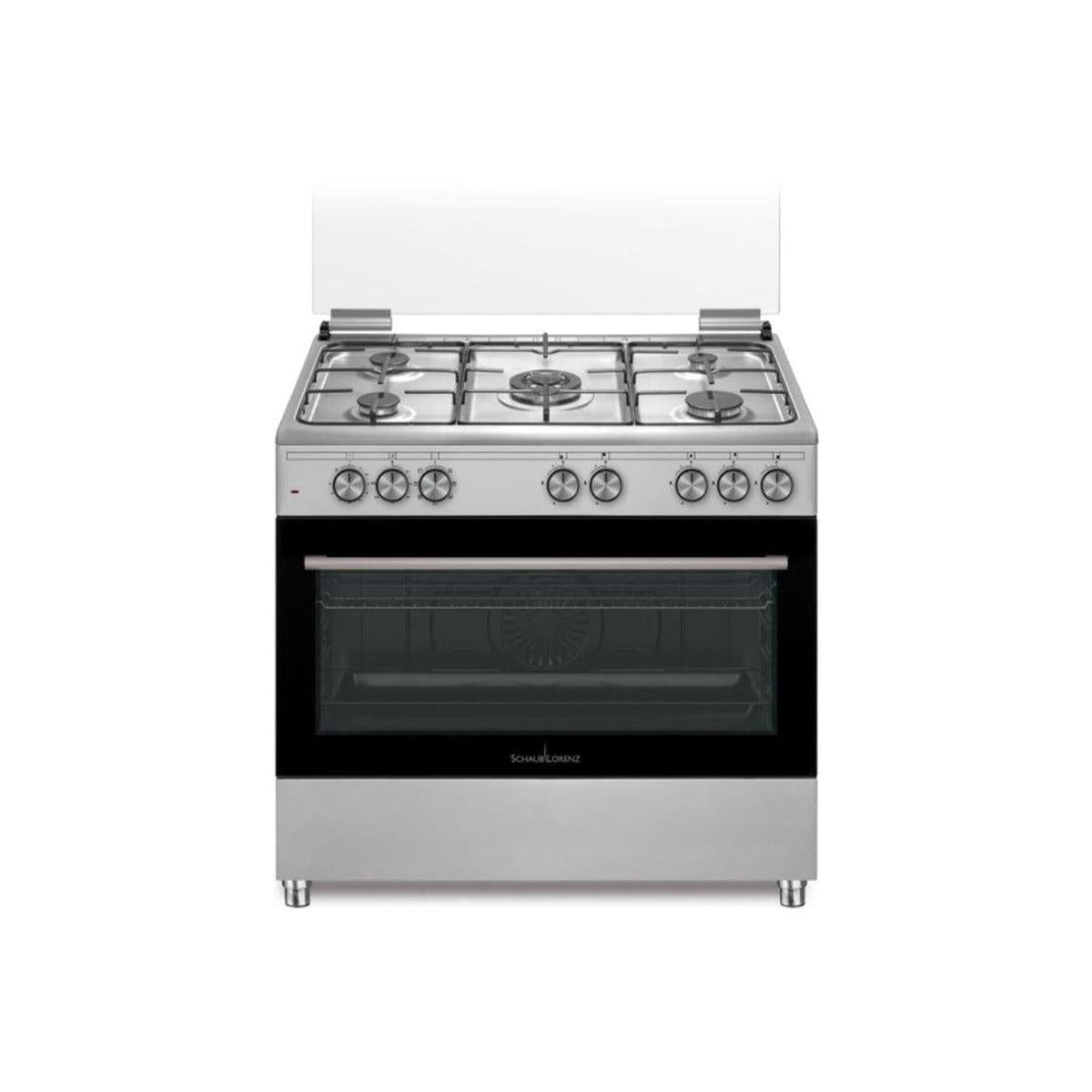 SCHAUB LORENZ SS941MFEX CUCINA 90X60 5 FUOCHI FORNO ELETTRICO - INOX