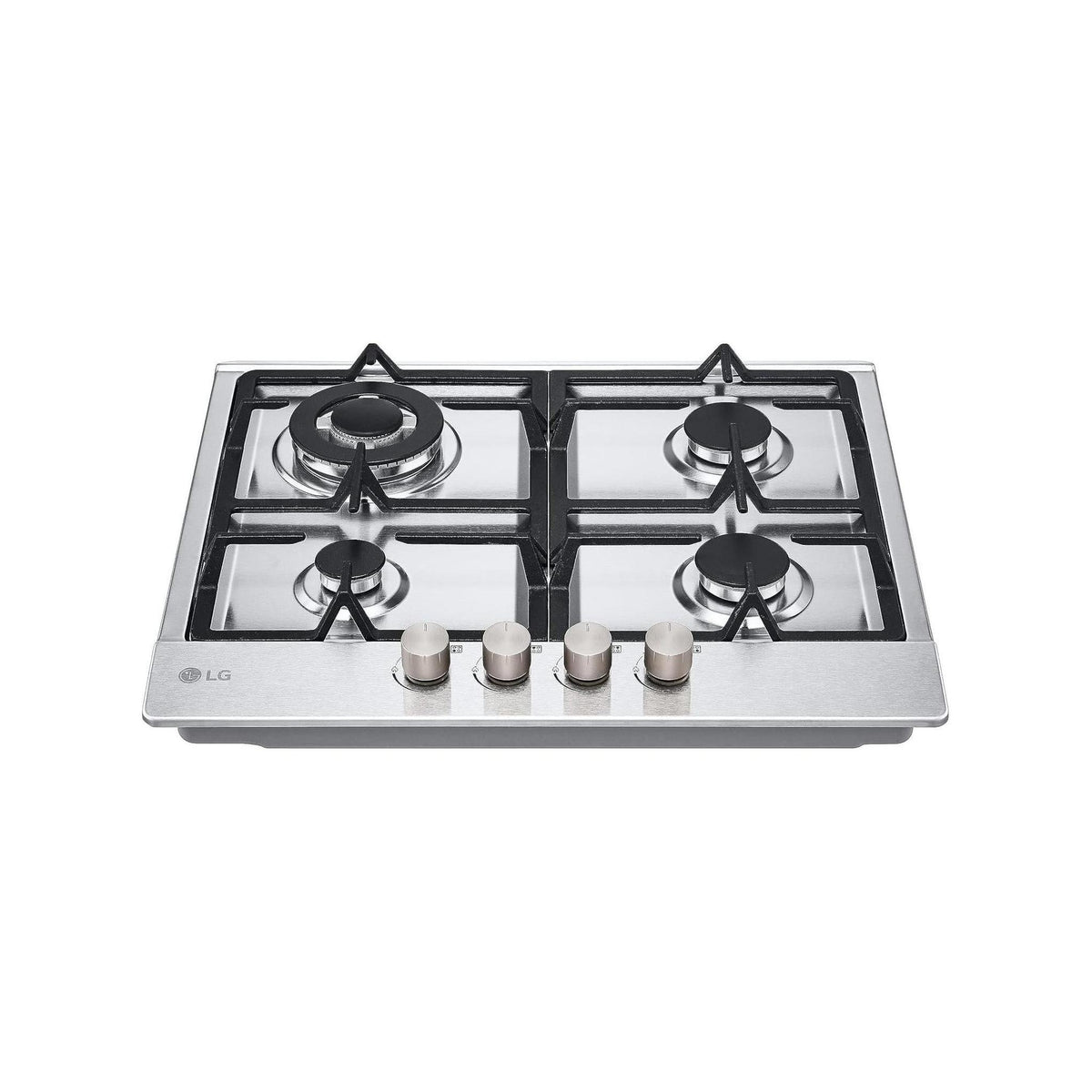 Lg CBGZ2414S Piano Cottura 60Cm 4 Fuochi a gas Colore Acciaio Inox