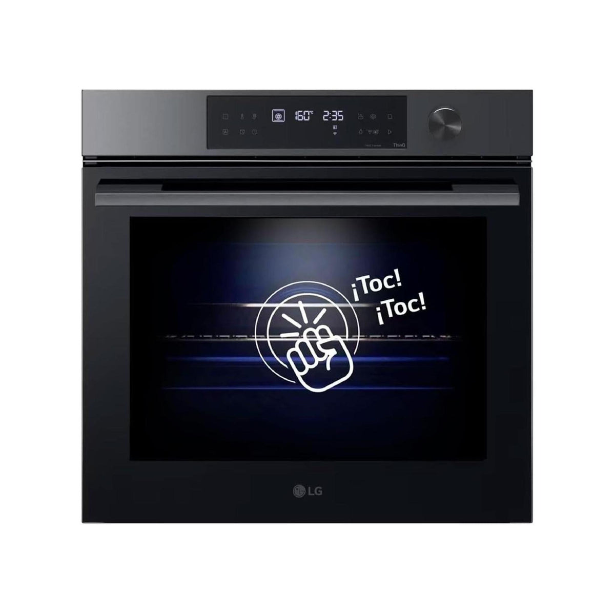LG WSED7612B Forno da incasso elettrico pirolitico, InstaView, 76Lt, Wifi, Funzione pizza, Classe A+, Colore Nero