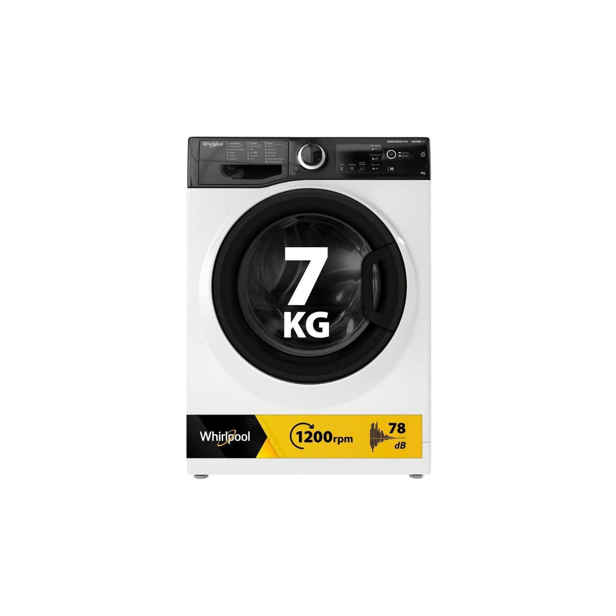 WHIRLPOOL WSB 725 K IT LAVATRICE SLIM 44CM 7KG 1200 GIRI INVERTER CLASSE B - WSB725KIT