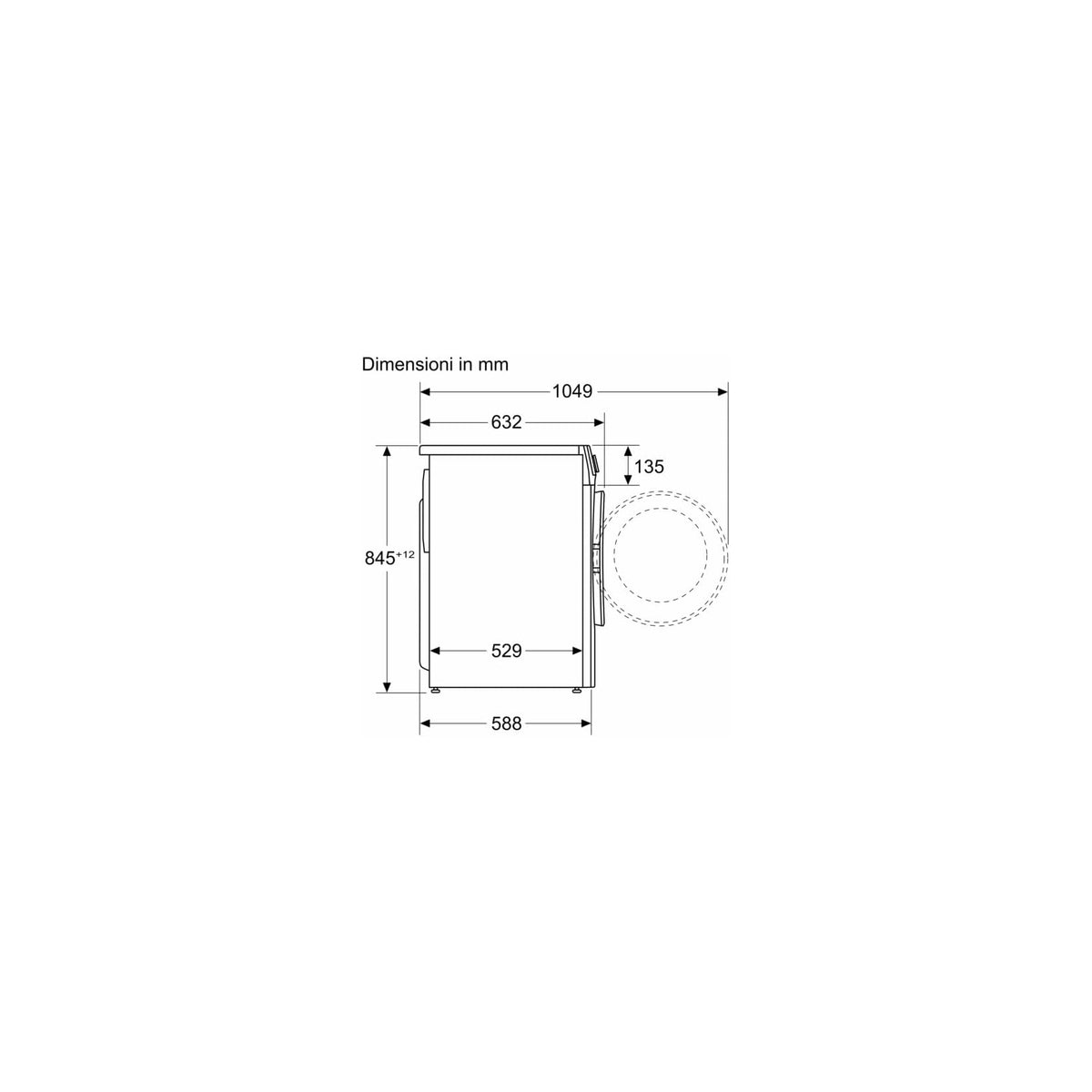 BOSCH WGG254Z0II LAVATRICE 10KG 1400 GIRI VAPORE CLASSE A