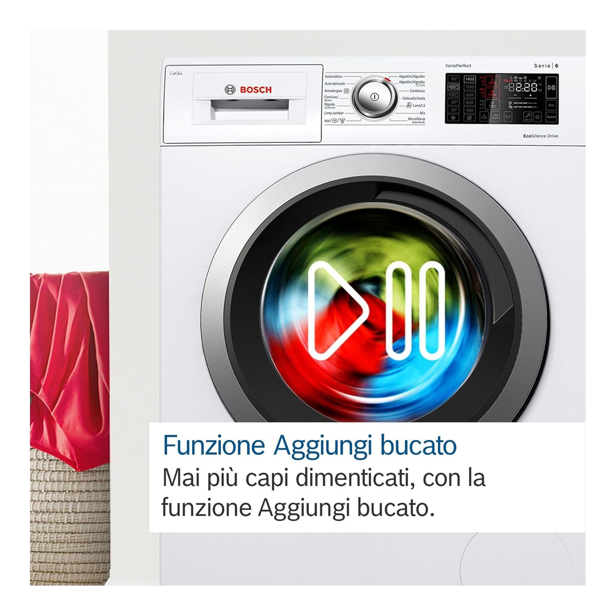 BOSCH WGG254Z0II LAVATRICE 10KG 1400 GIRI VAPORE CLASSE A