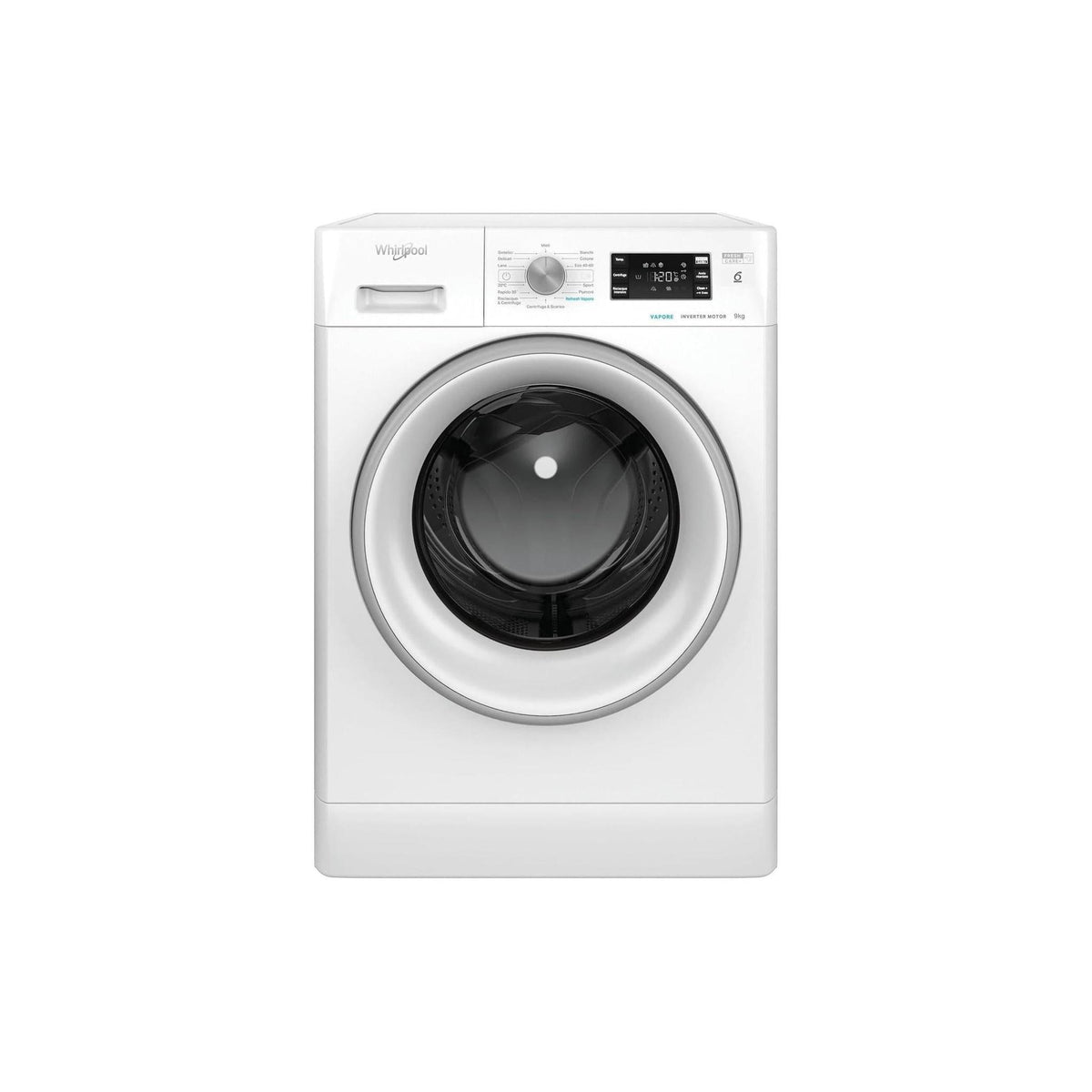 Whirlpool FFB 9269 SV IT Lavatrice 9KG 1200 Giri Inverter Refresh Vapore Classe A - FFB9269SVIT