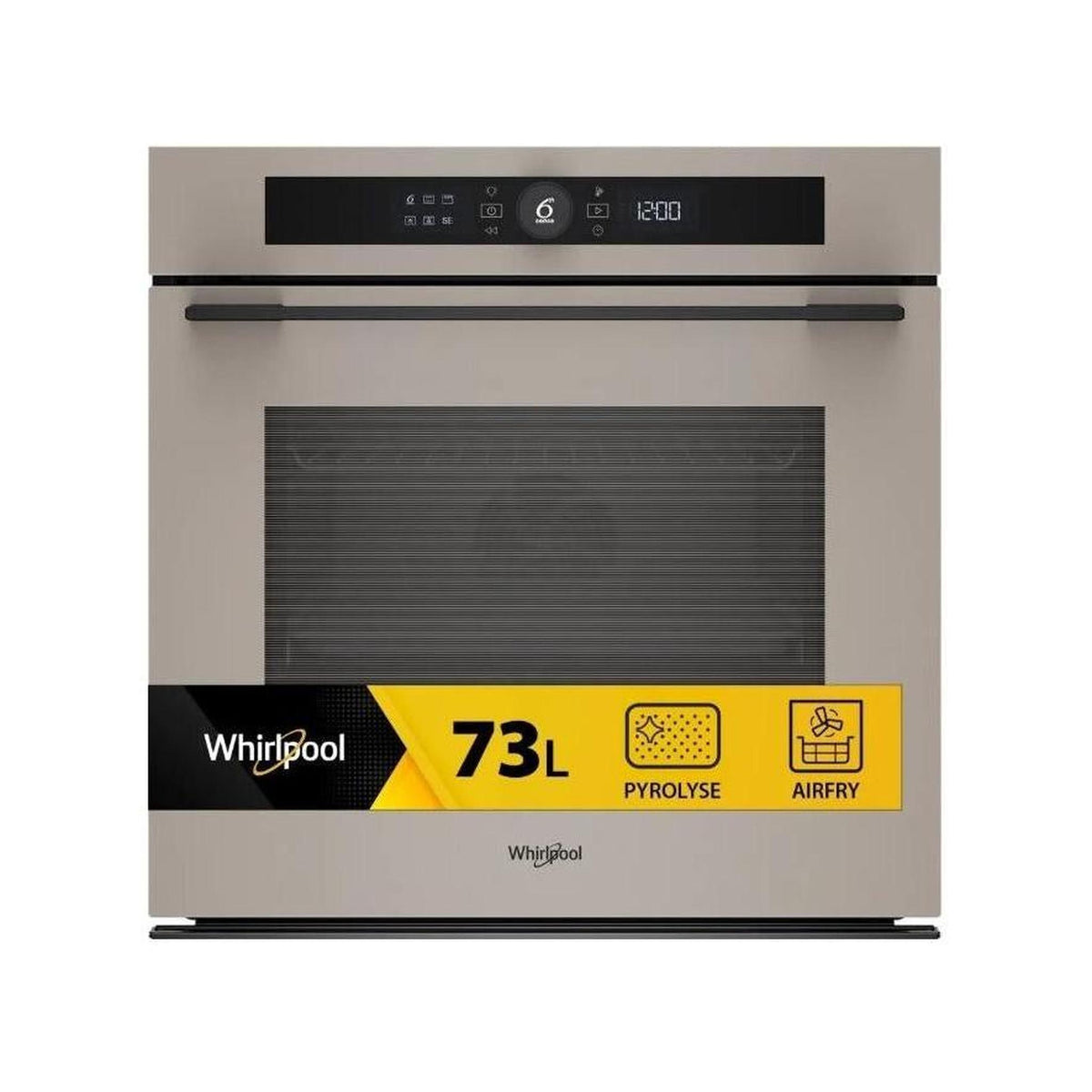 Whirlpool WOI5S8PM2SEA W5 Forno da incasso Elettrico Ventilato 73Lt, Funzione Pizza, AirFry, Classe A+ - Beige
