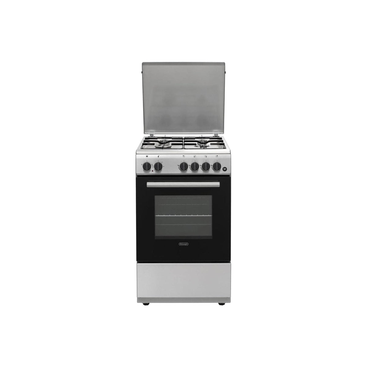 DE LONGHI DL554EX CUCINA 50X50 4 FUOCHI FORNO ELETTRICO - INOX