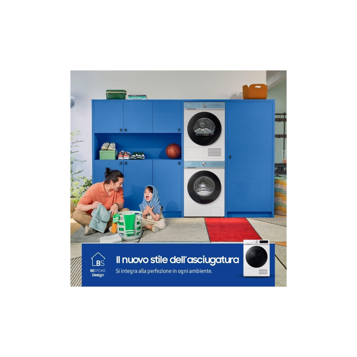 Samsung DV90DB7845GWU3 Asciugatrice Bespoke AI 9Kg Wifi Classe A
