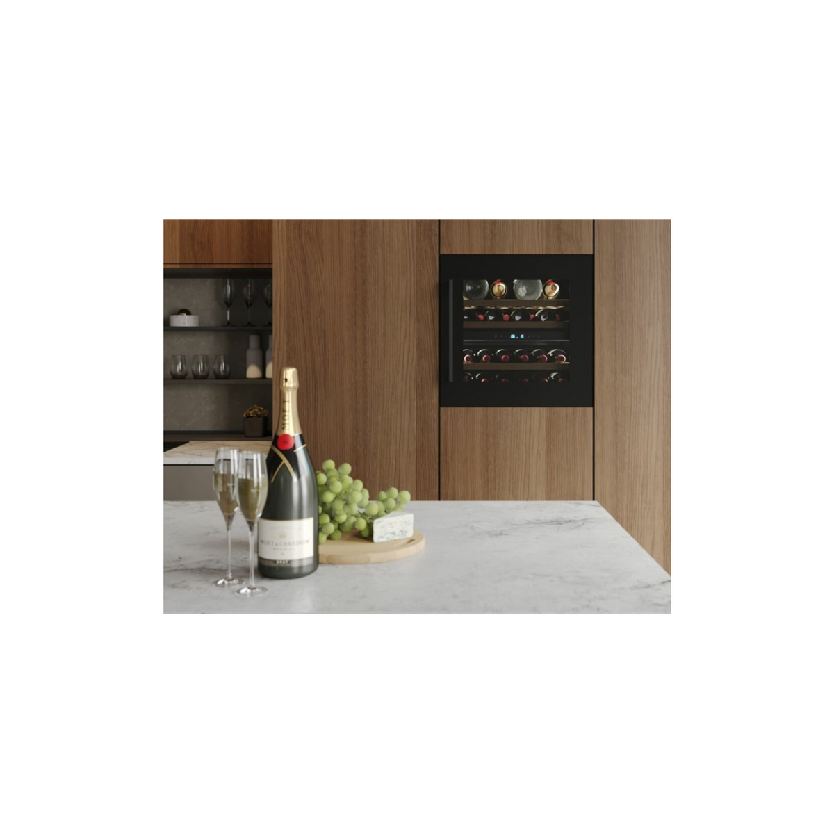 Cromberg HWVB6036 Cantinetta Vini Da Incasso 36 Bottiglie Classe G Colore Nero