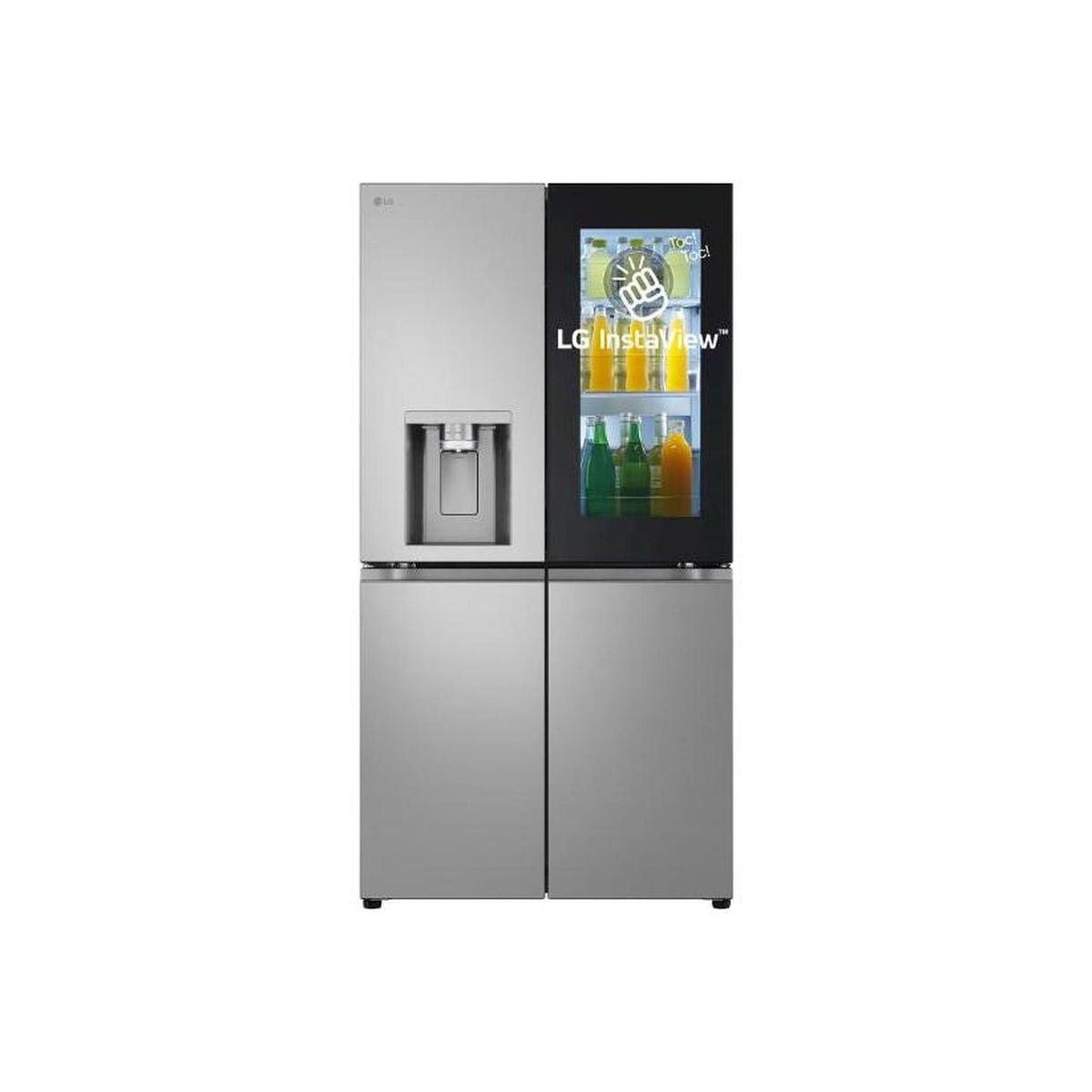 Lg GMK961PY5E Frigorifero 4 Porte Instaview 646Lt Total No Frost WiFi Classe E Colore Argento