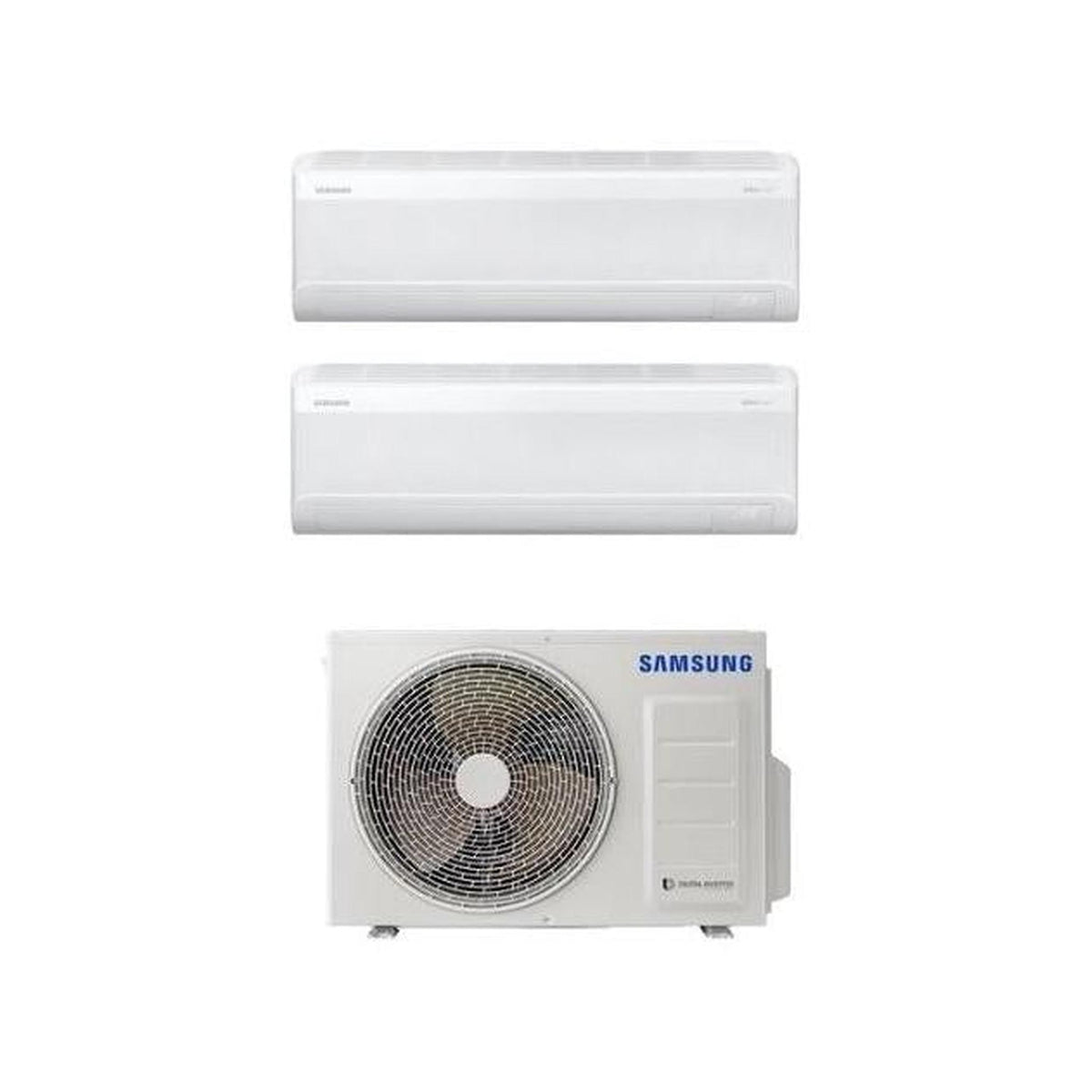 SAMSUNG AJ040TX WINDFREE COMFORT S2 CLIMATIZZATORE A PARETE DUAL SPLIT 9000+12000BTU WIFI CLASSE A+++/A++