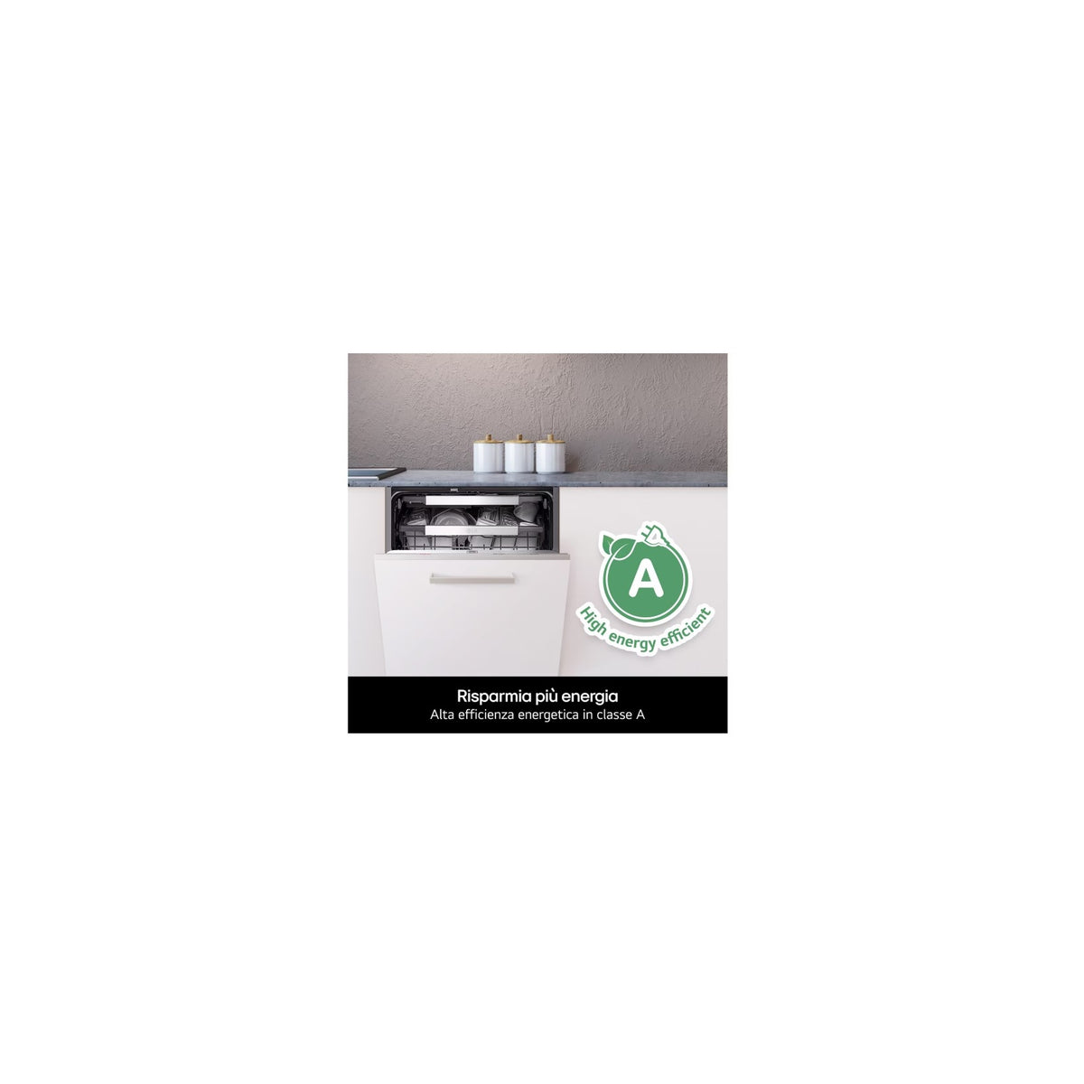 Lg DB375TXS Lavastoviglie da incasso 14 Coperti Wifi Classe A