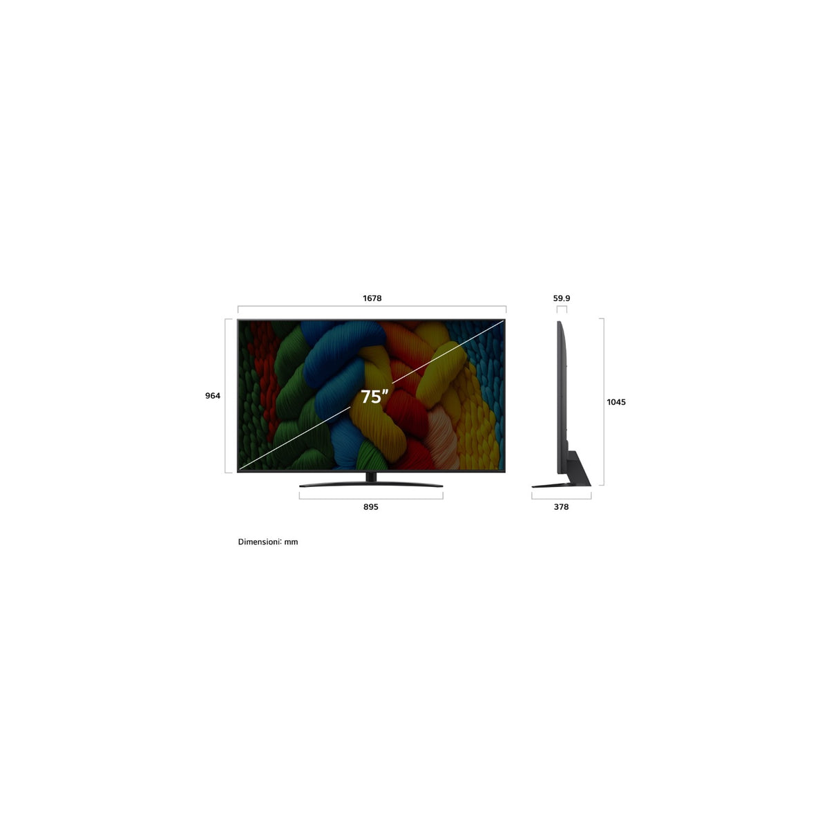 Lg 75NANO81A6A Smart TV Nanocell 75" UHD 4K