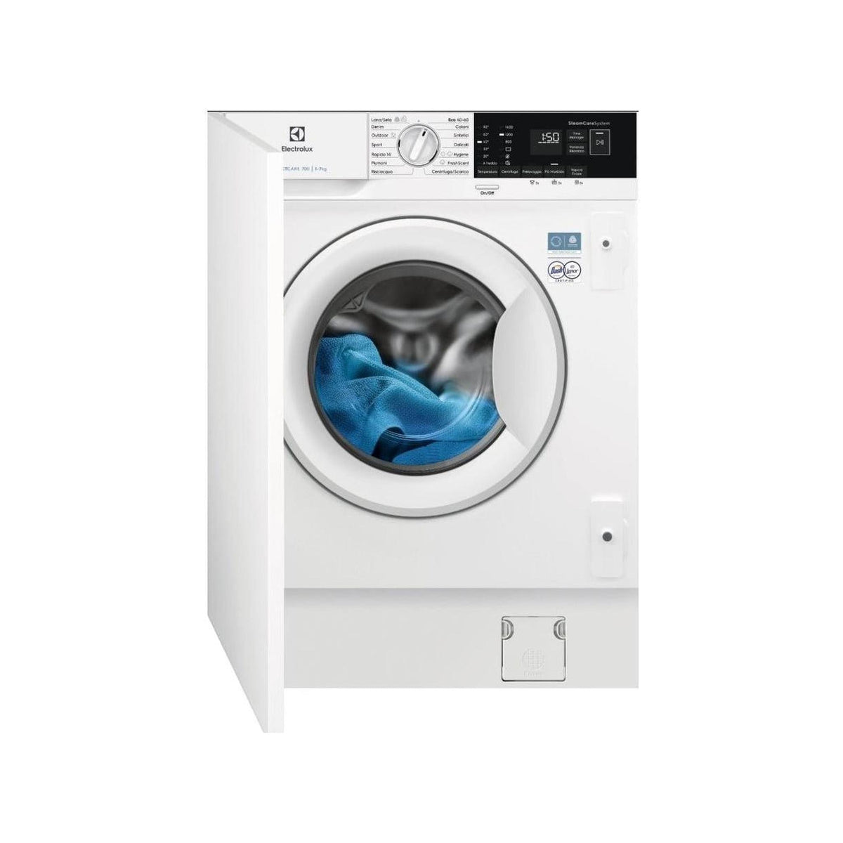 ELECTROLUX EW7FB74BI Lavatrice da incasso 7kg, 1400 giri, Vapore - Classe B