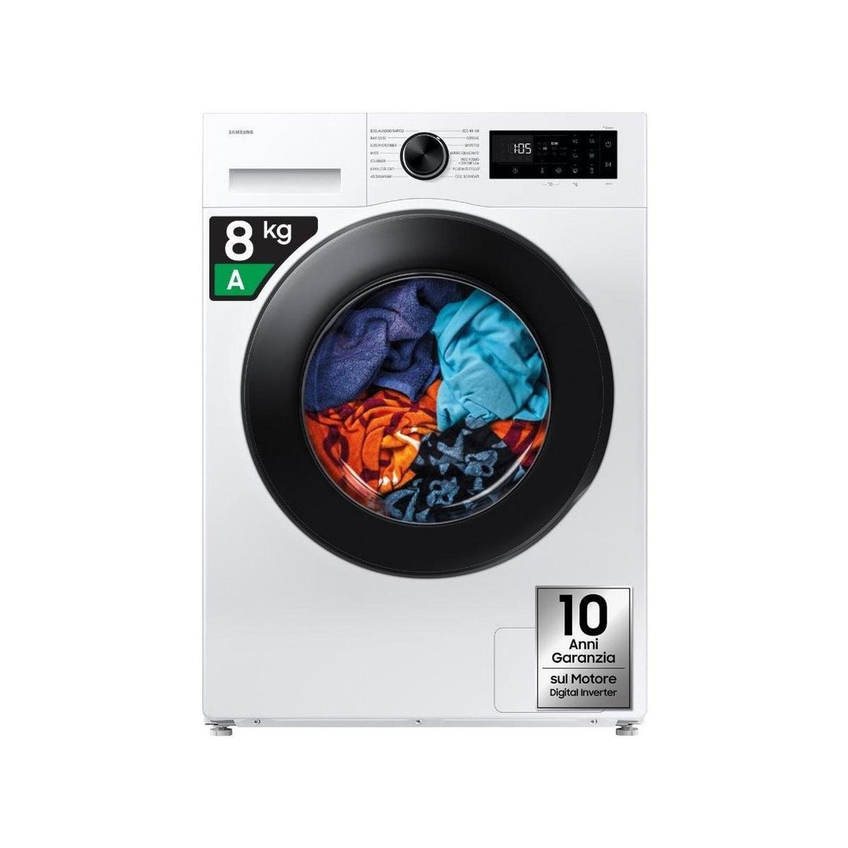 Samsung WW80FG5L32AEET Lavatrice slim 8kg 1200 giri Vapore Wifi Classe A