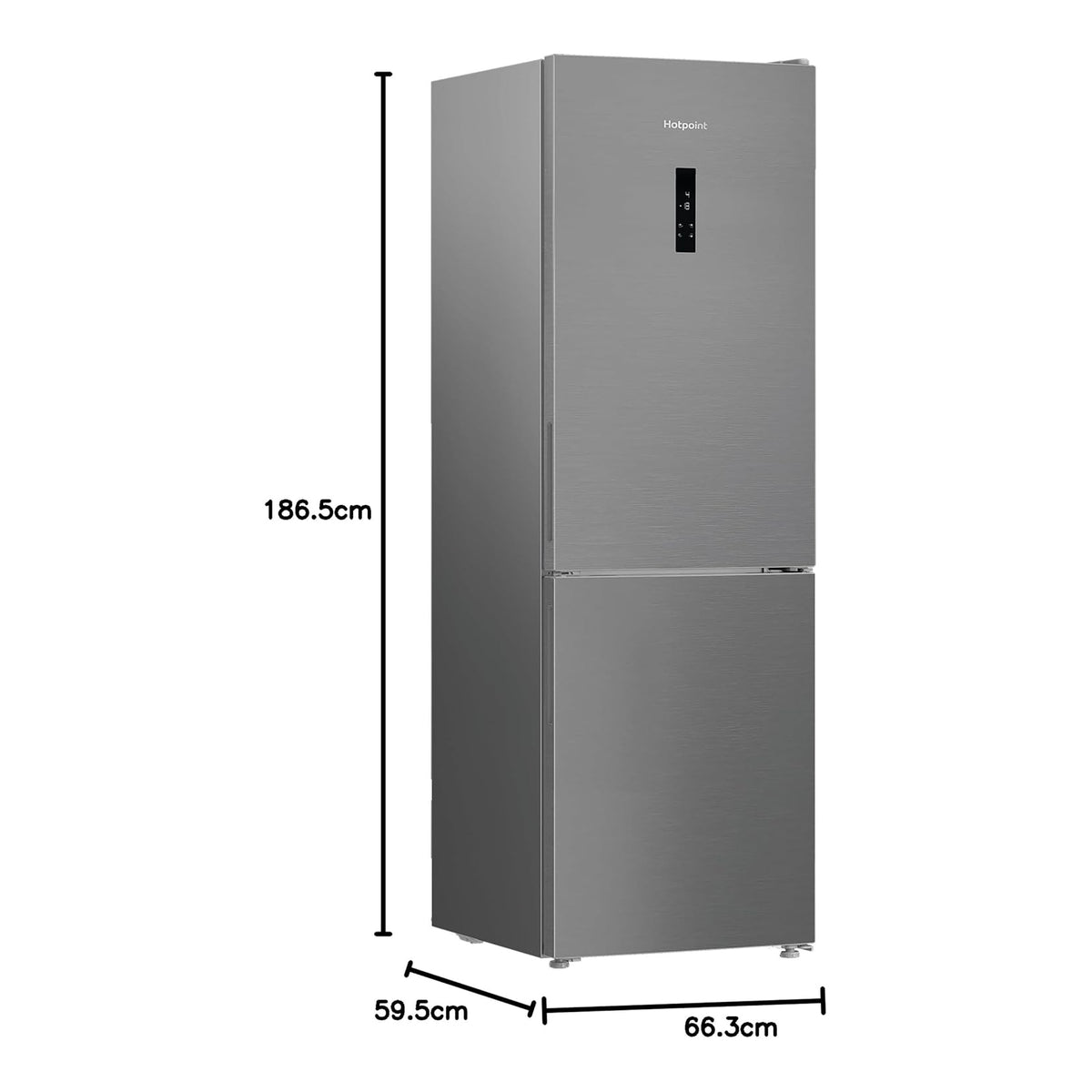 HOTPOINT ARISTON HPK 26362 XP4E FRIGORIFERO COMBINATO 316LT TOTAL NO FROST CLASSE E - INOX - HPK26362XP4E