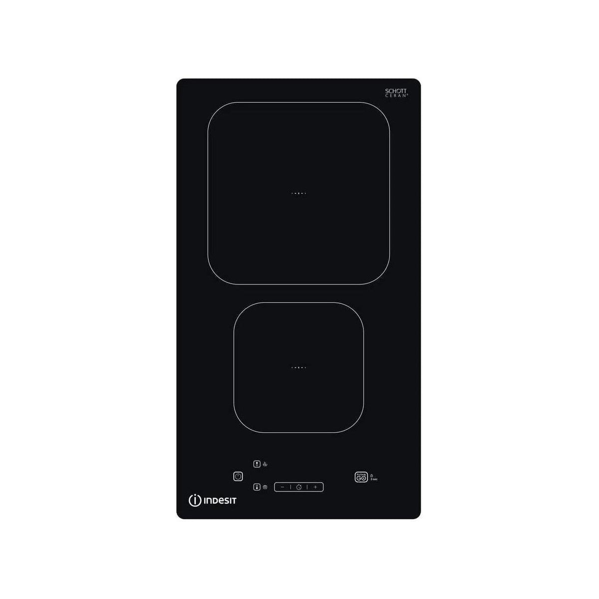 INDESIT IS 19Q30 NE PIANO COTTURA A INDUZIONE 30CM 2 ZONE DI COTTURA - NERO - IS19Q30NE