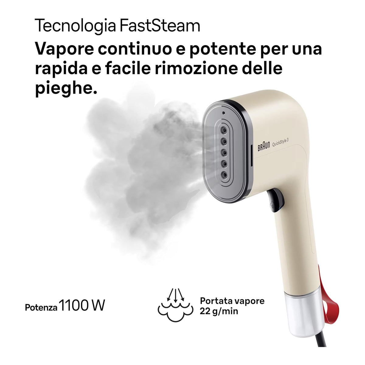 BRAUN GS3012BG Stiratore verticale QuickStyle 3