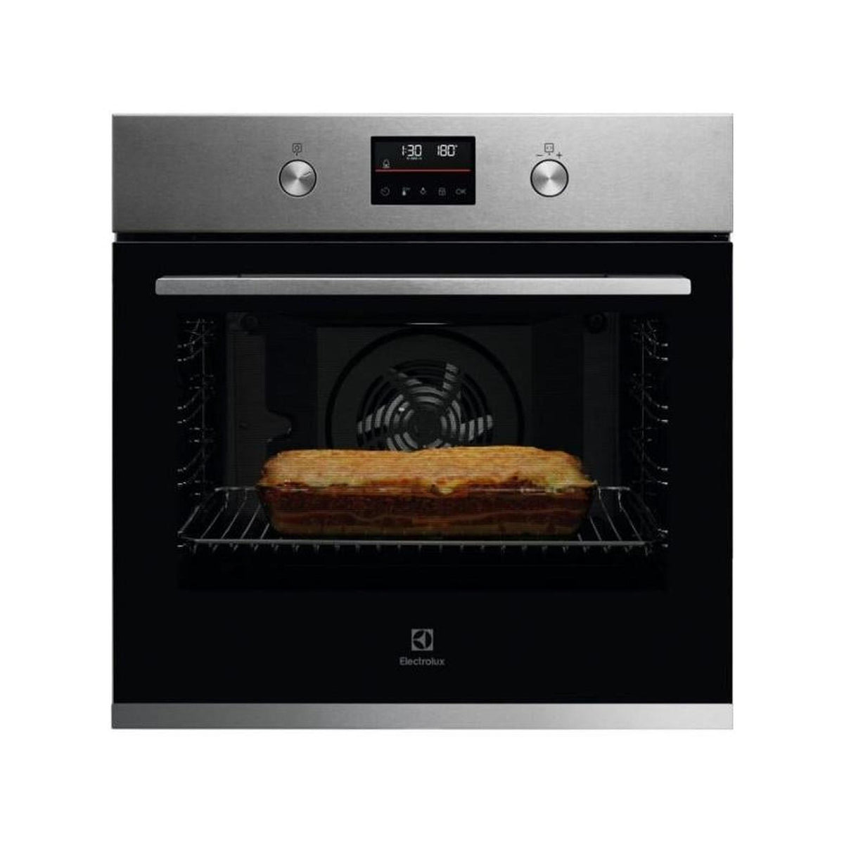 ELECTROLUX KOFFP46X2 FORNO DA INCASSO ELETTRICO TERMOVENTILATO PIROLITICO 72LT ACCIAIO INOX CLASSE A+