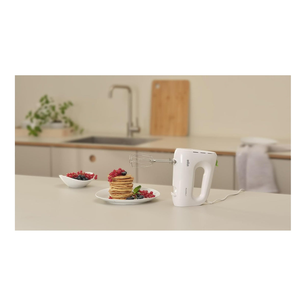 Braun HM 1100 WH Sbattitore elettrico 4 velocità + Turbo - HM1100WH