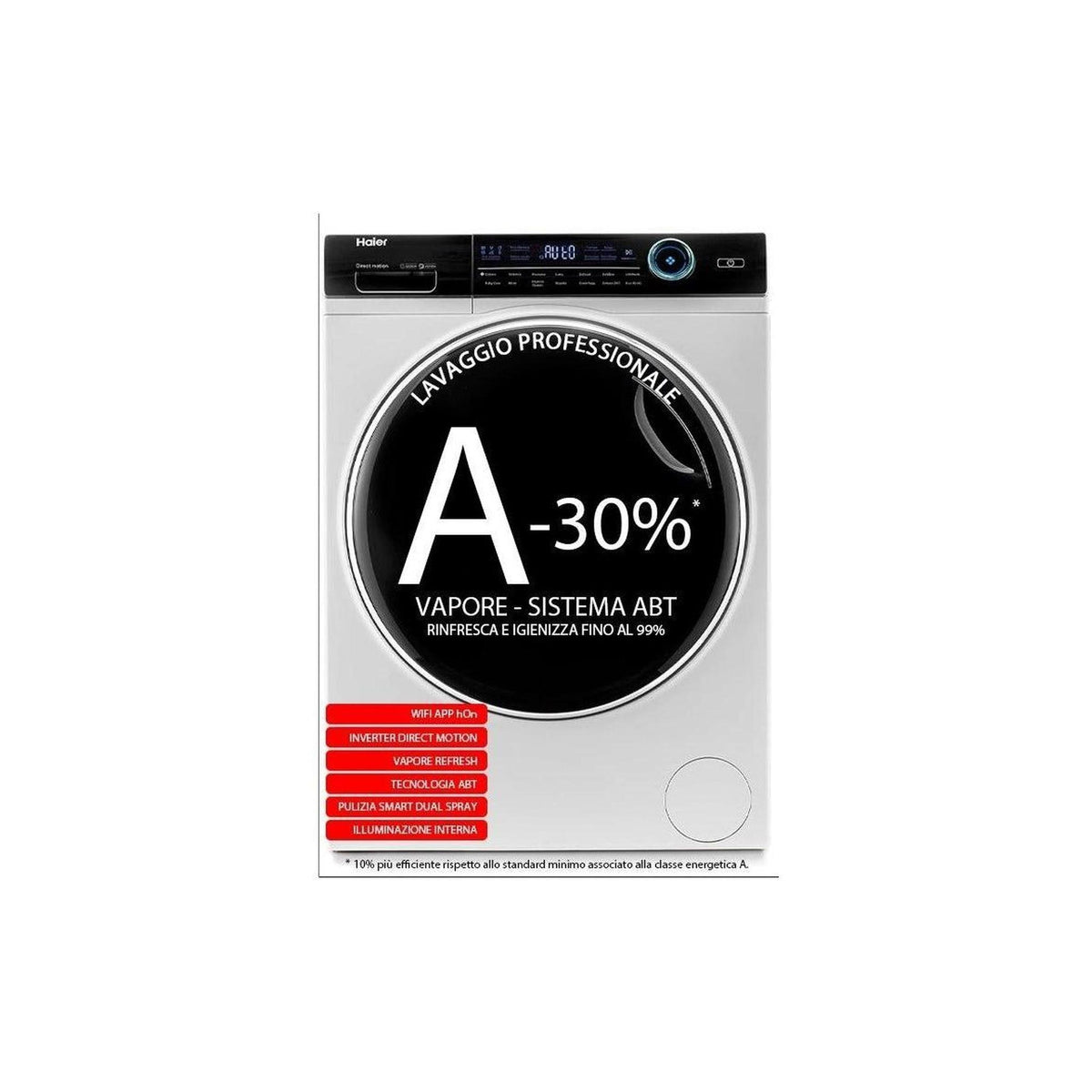 HAIER HW120-B14979NEUIT LAVATRICE 12KG 1400 GIRI WIFI CLASSE A