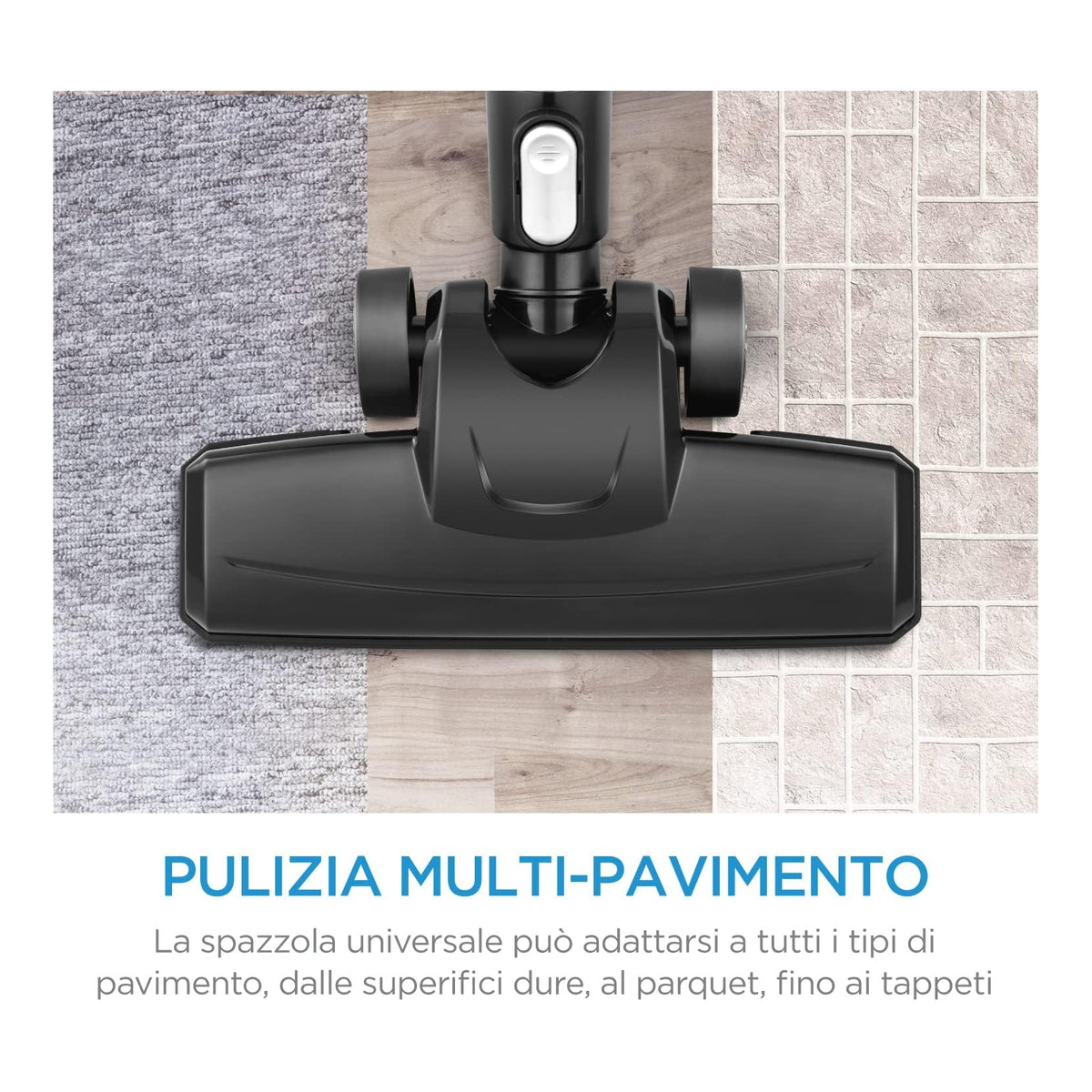 Midea MCS2045BR Scopa elettrica con filo senza sacchetto 0,45lt