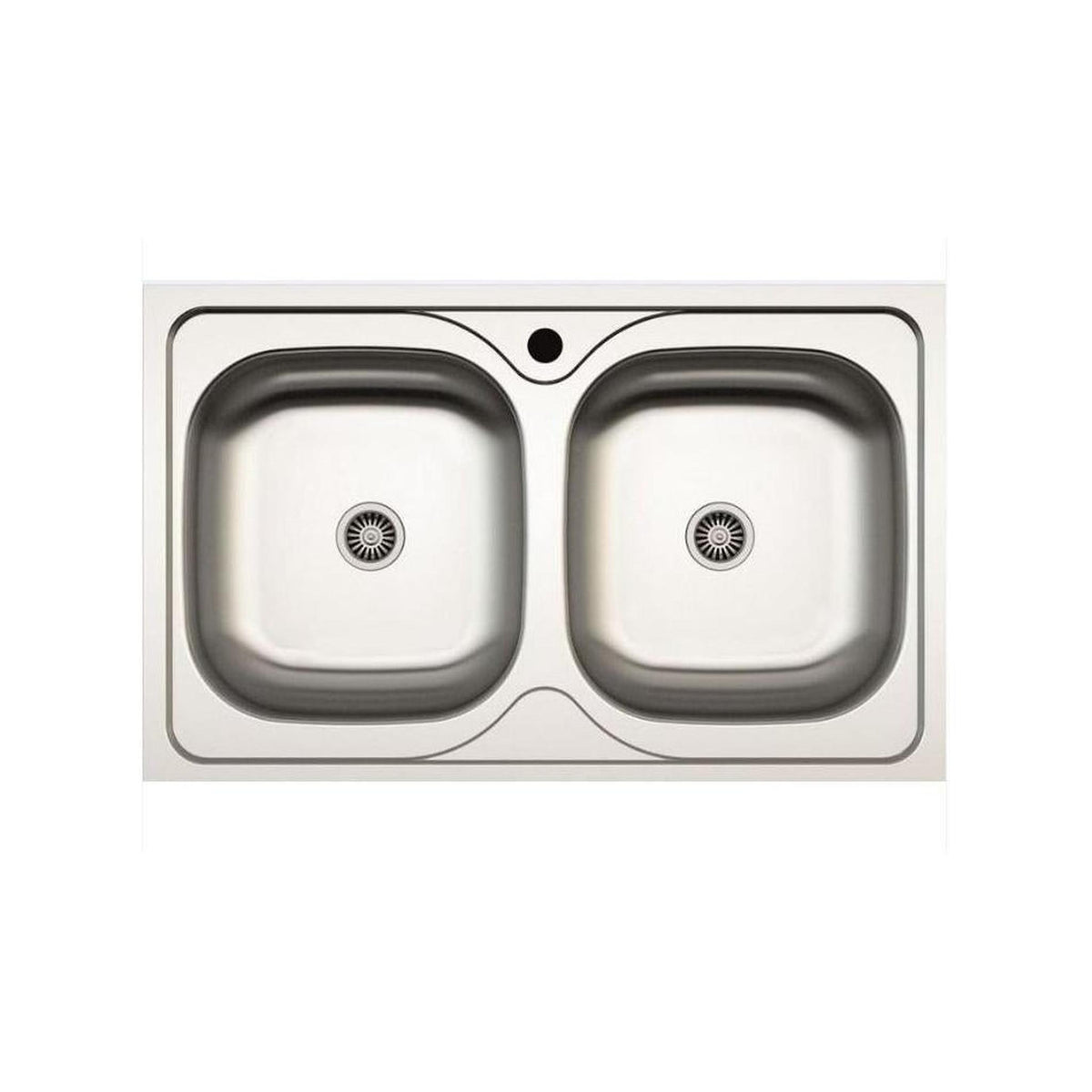 APELL OHN862IPC OCEANO Lavello 2 vasche 86x50cm Acciaio inox